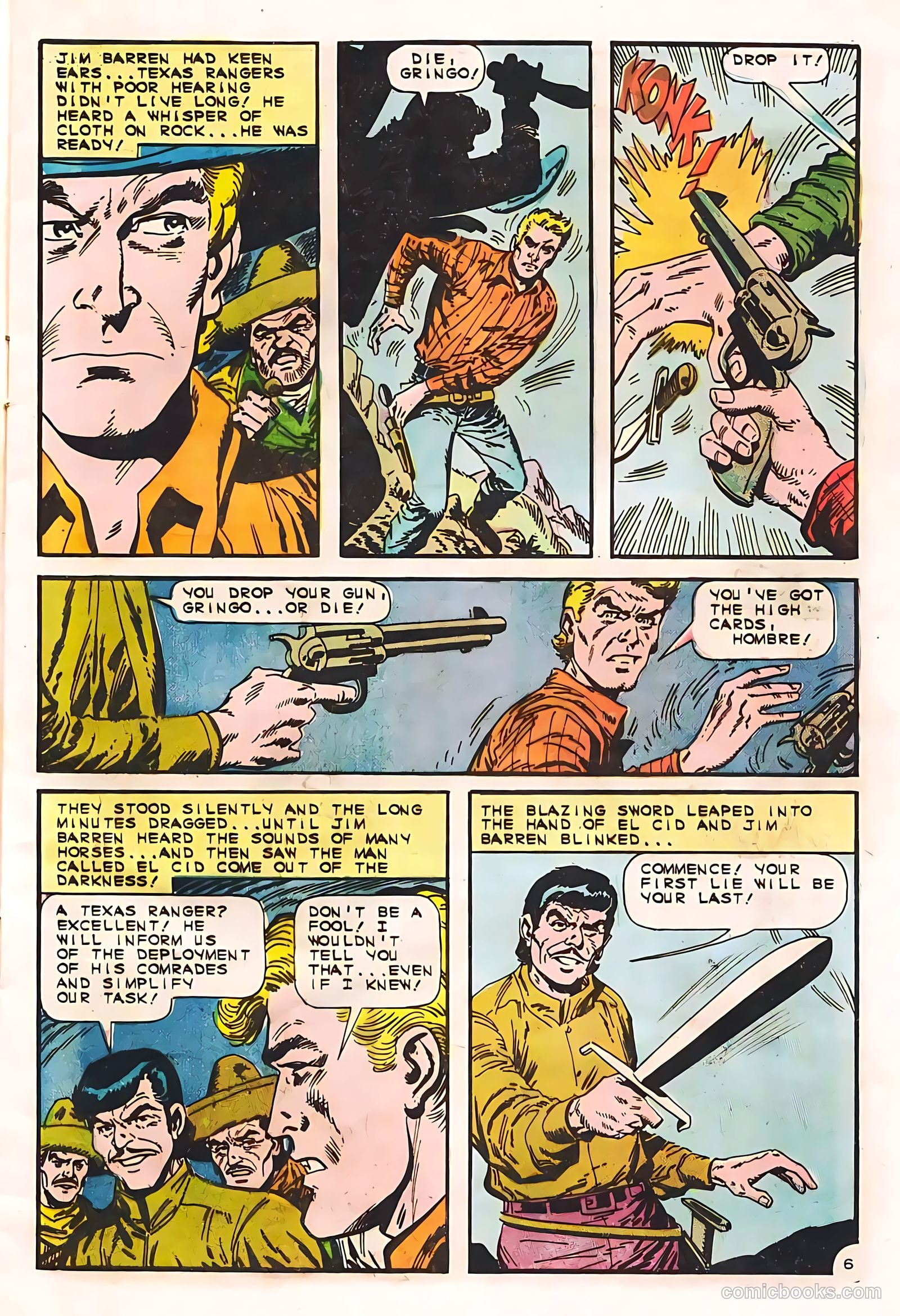 Texas Rangers in Action #55 (1966) — page 9 of 36