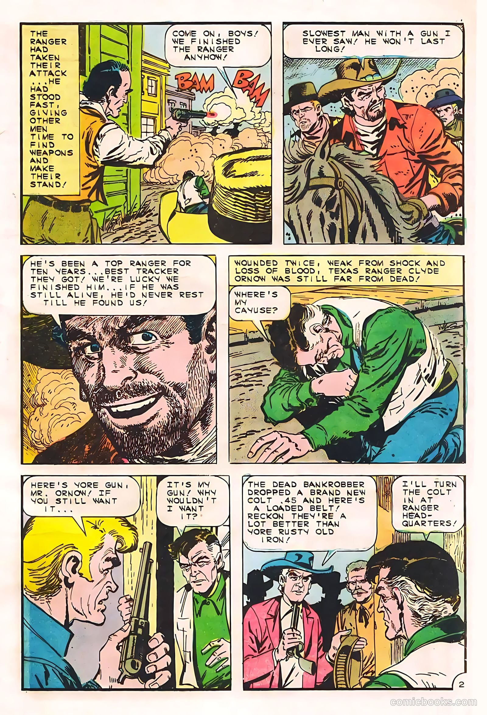Texas Rangers in Action #55 (1966) — page 21 of 36