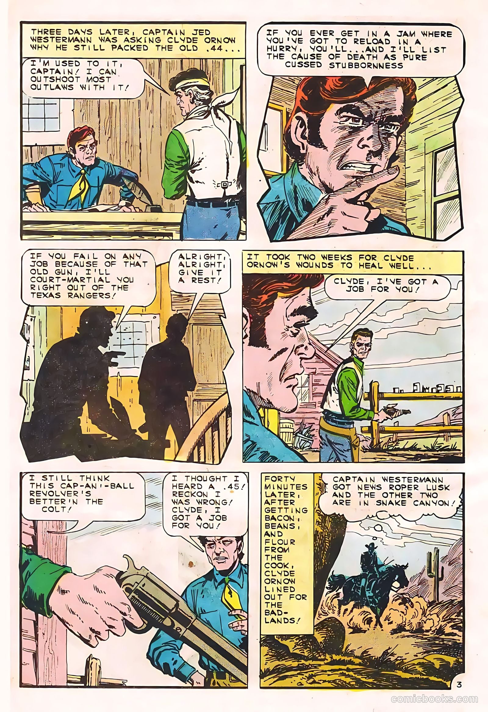 Texas Rangers in Action #55 (1966) — page 22 of 36