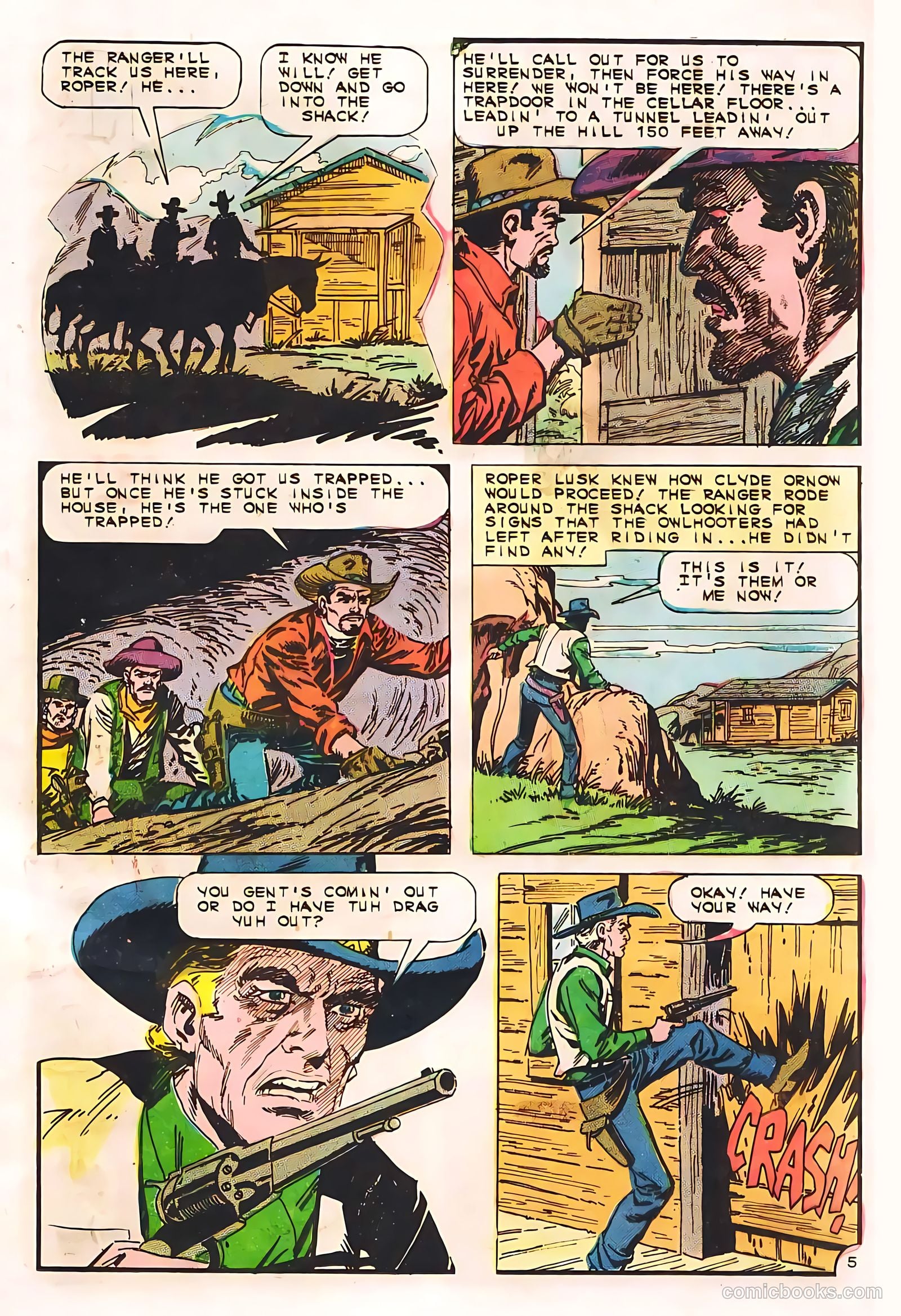 Texas Rangers in Action #55 (1966) — page 25 of 36
