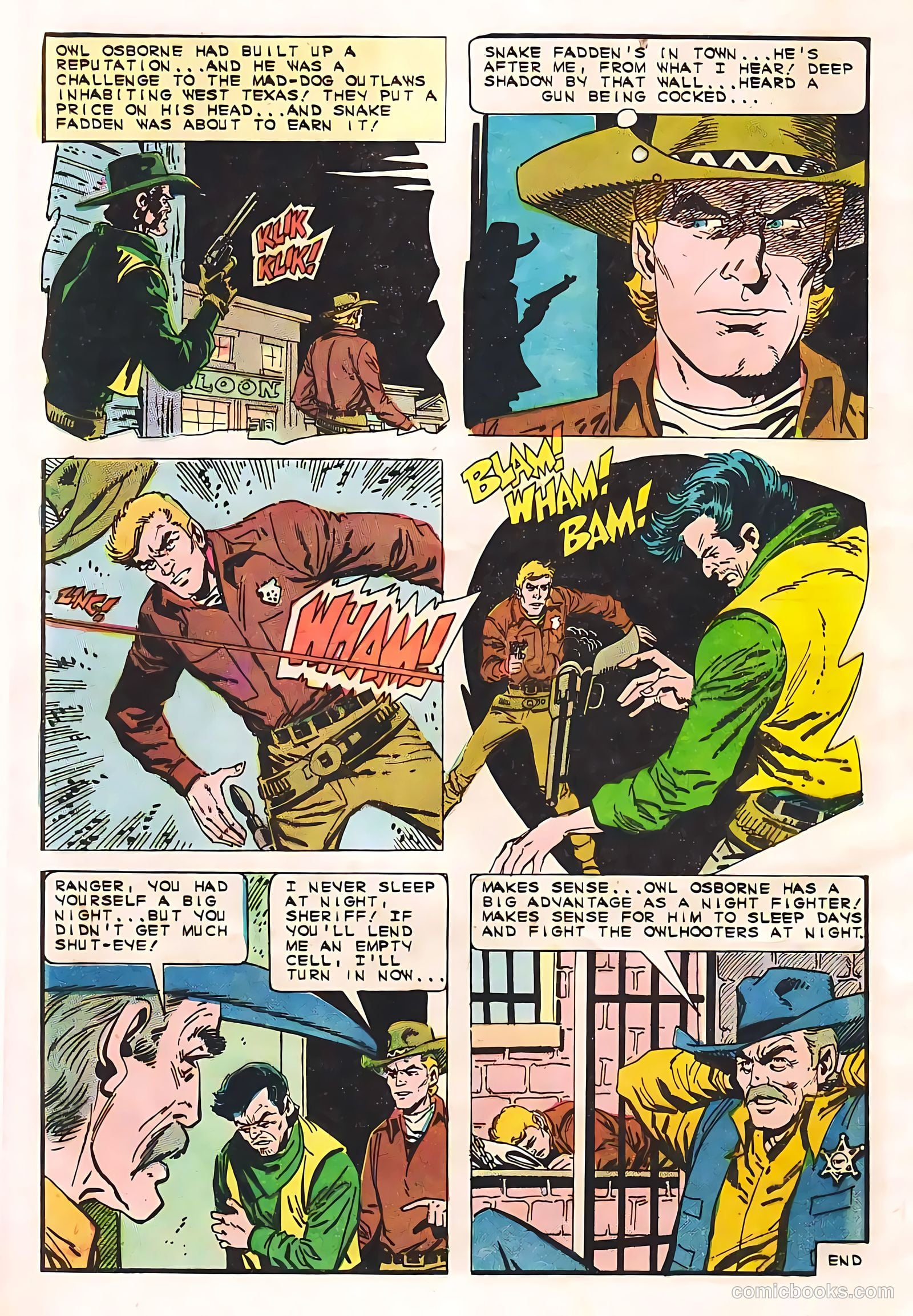 Texas Rangers in Action #55 (1966) — page 32 of 36
