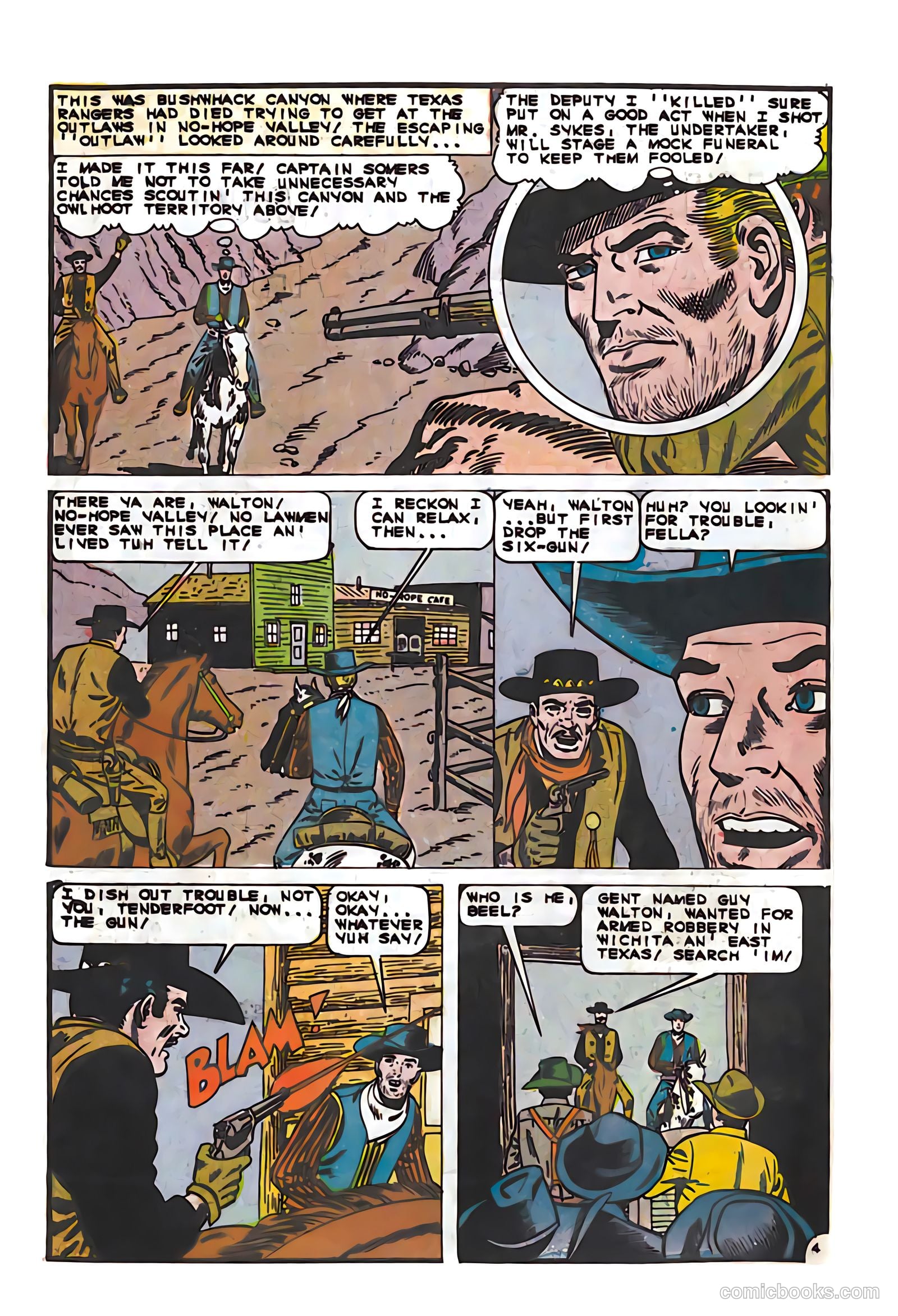 Texas Rangers in Action #56 (1966) — page 6 of 36