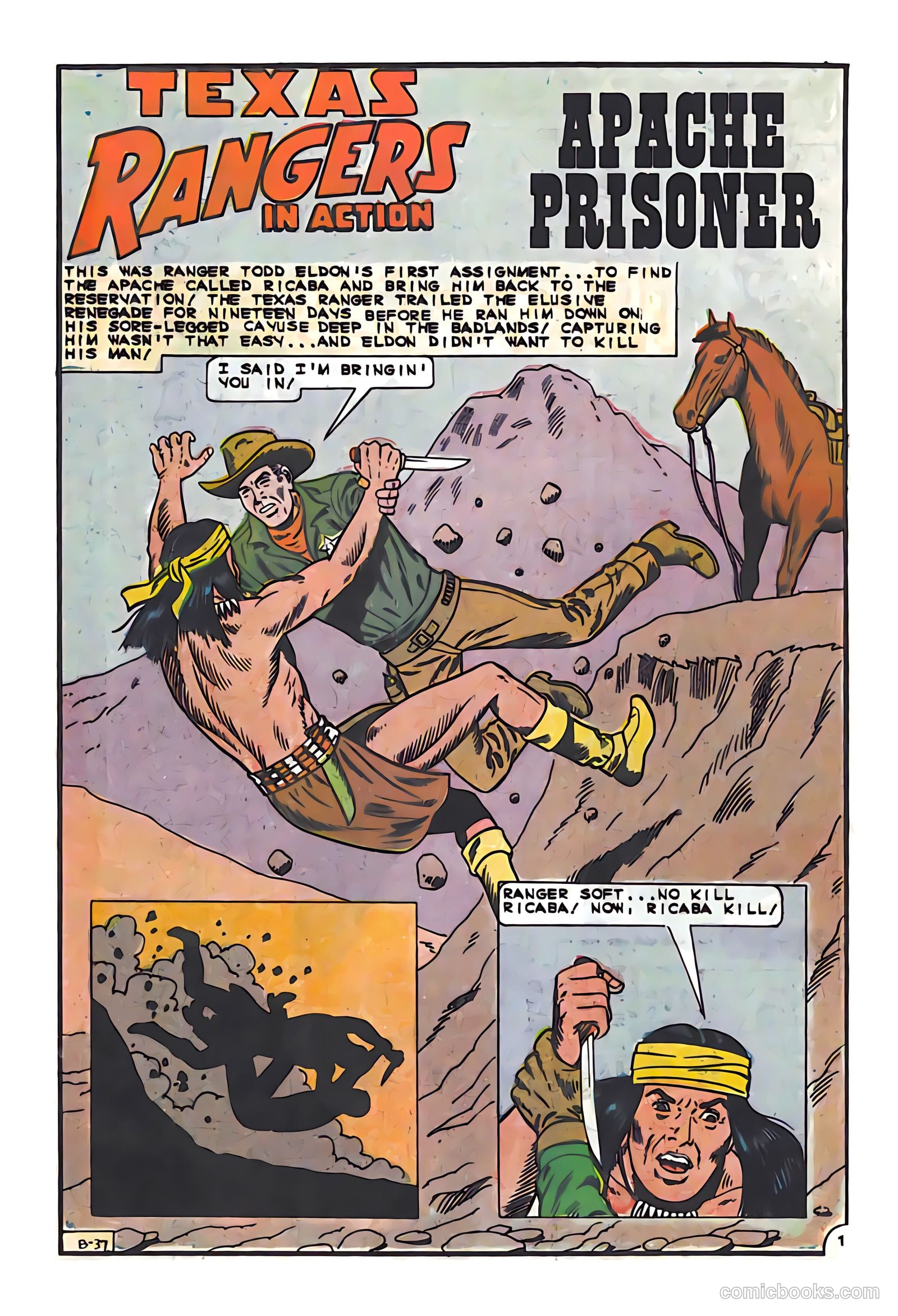 Texas Rangers in Action #56 (1966) — page 15 of 36