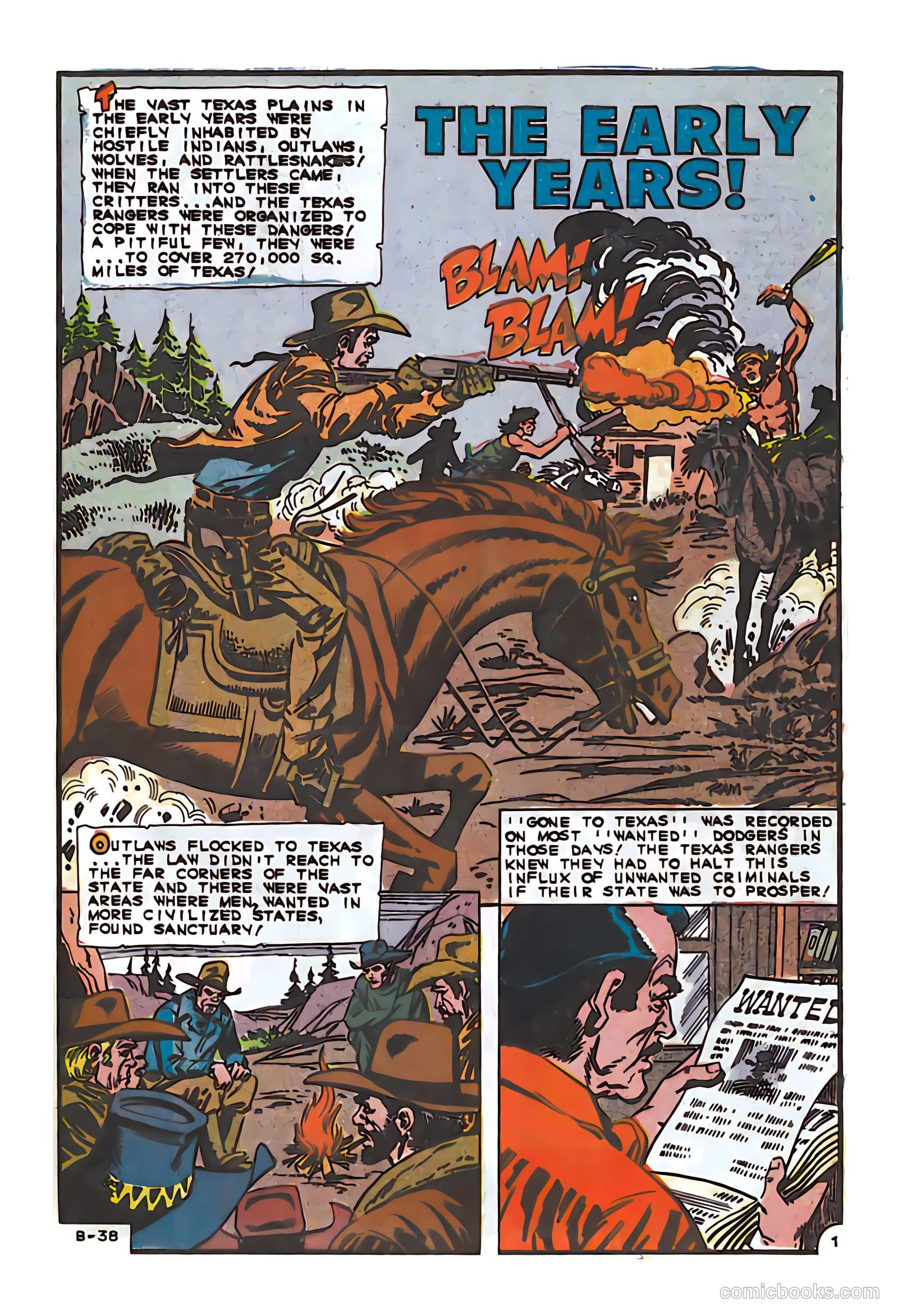 Texas Rangers in Action #56 (1966) — page 19 of 36