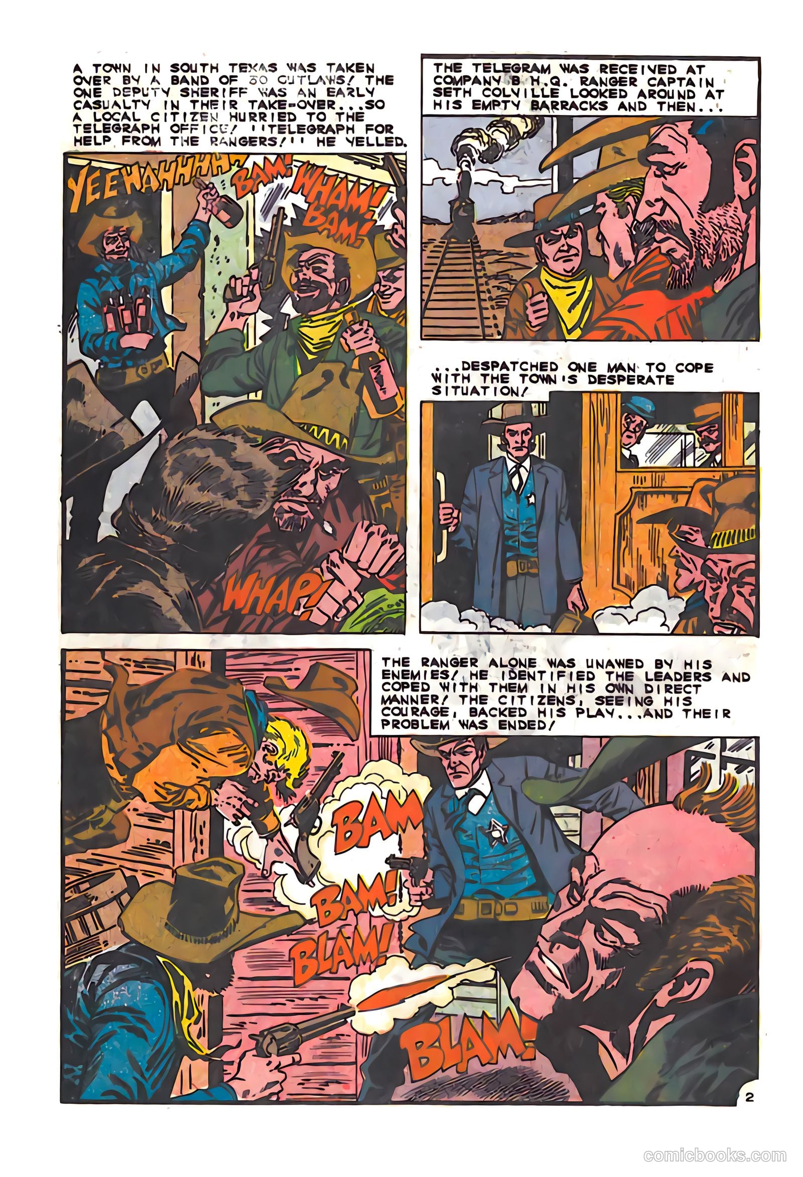 Texas Rangers in Action #56 (1966) — page 20 of 36