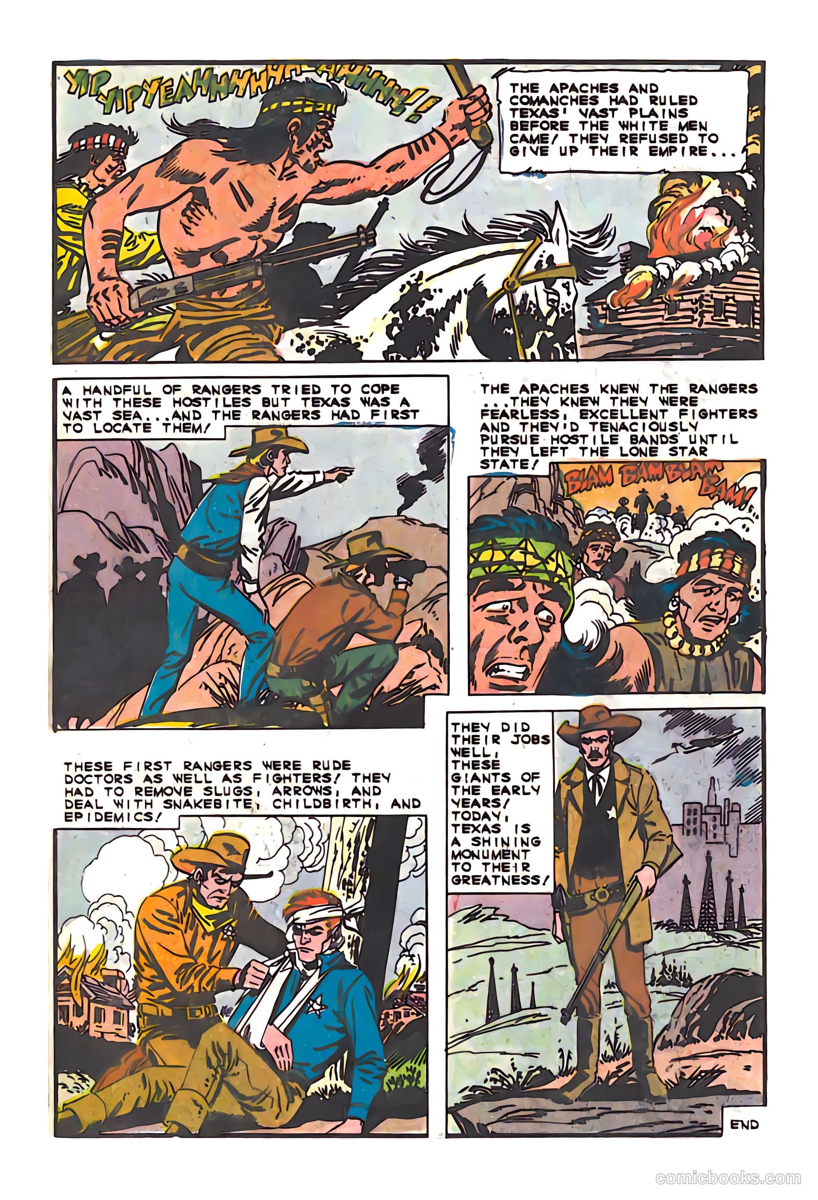 Texas Rangers in Action #56 (1966) — page 21 of 36