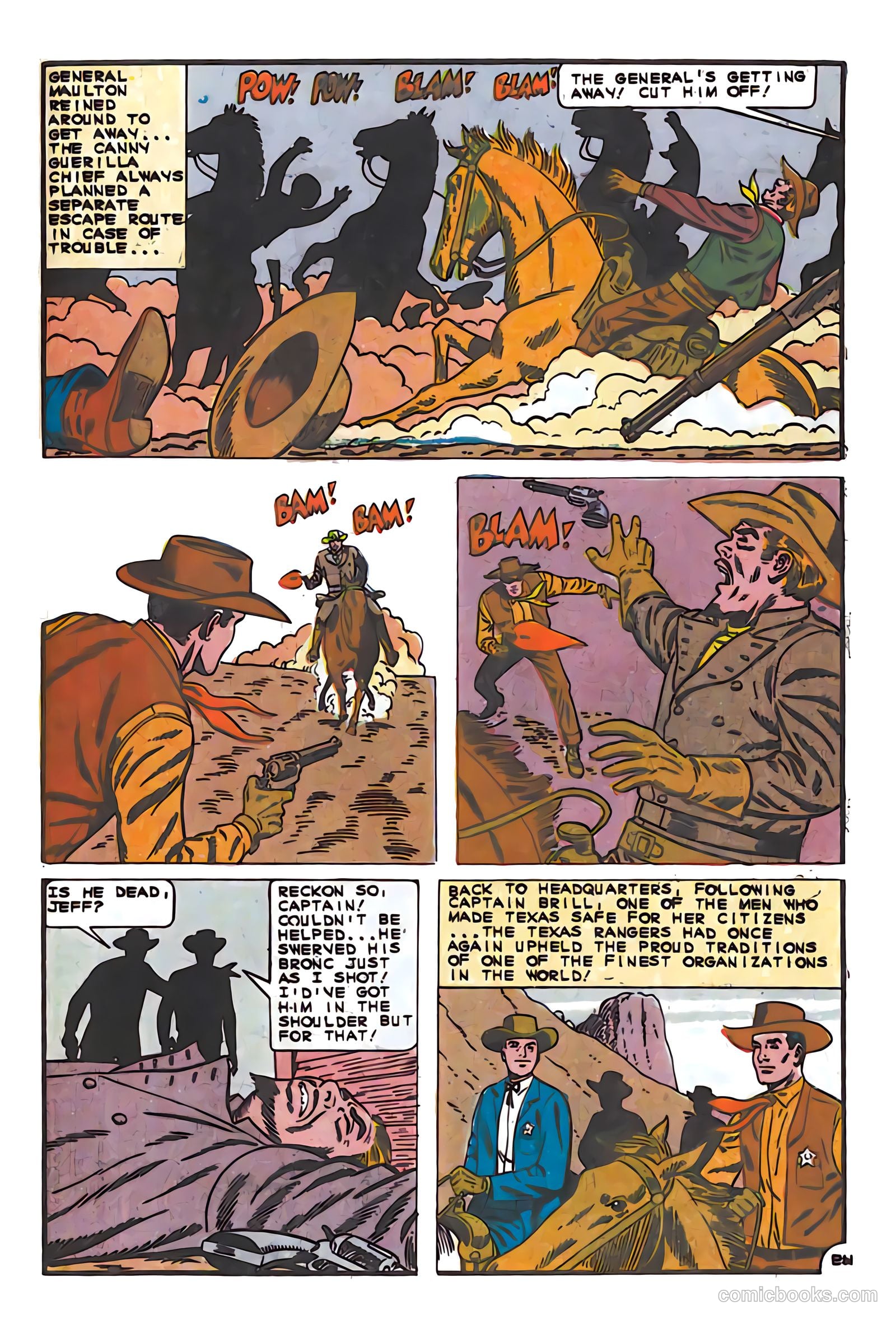 Texas Rangers in Action #56 (1966) — page 33 of 36