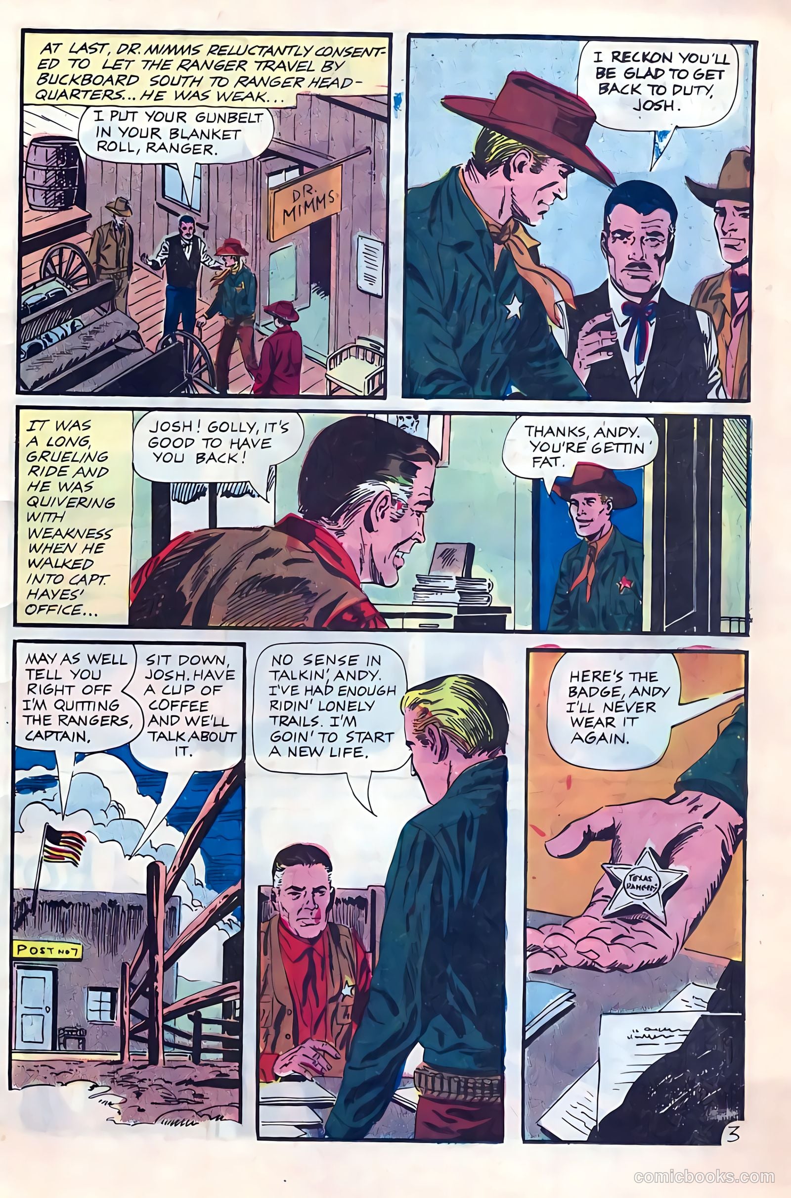 Texas Rangers in Action #57 (1966) — page 17 of 36
