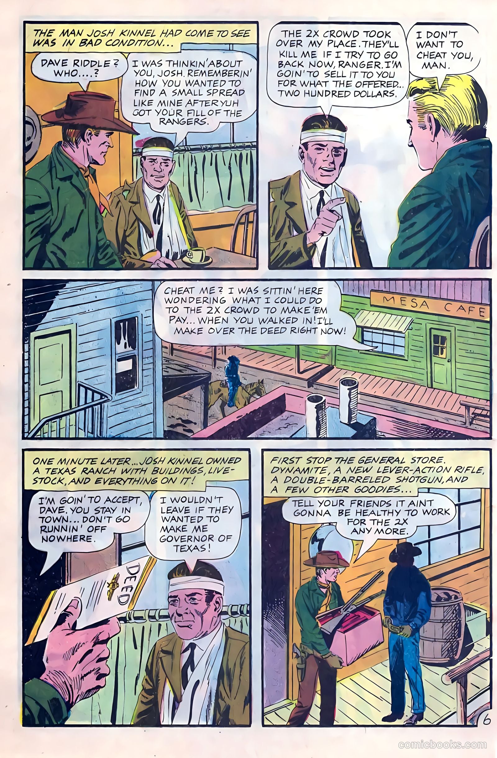 Texas Rangers in Action #57 (1966) — page 20 of 36