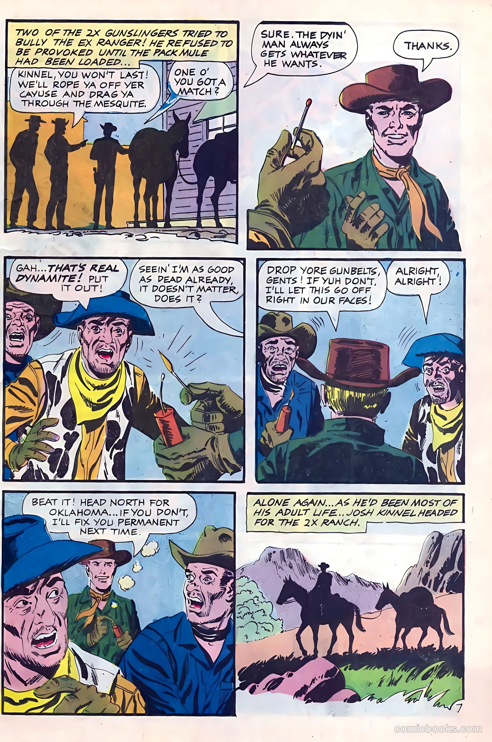 Texas Rangers in Action #57 (1966) — page 21 of 36