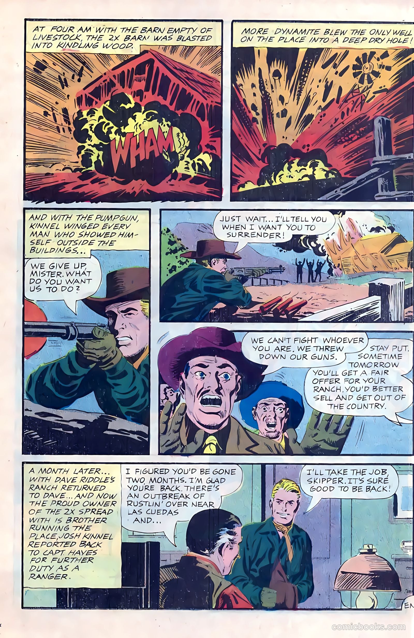 Texas Rangers in Action #57 (1966) — page 22 of 36