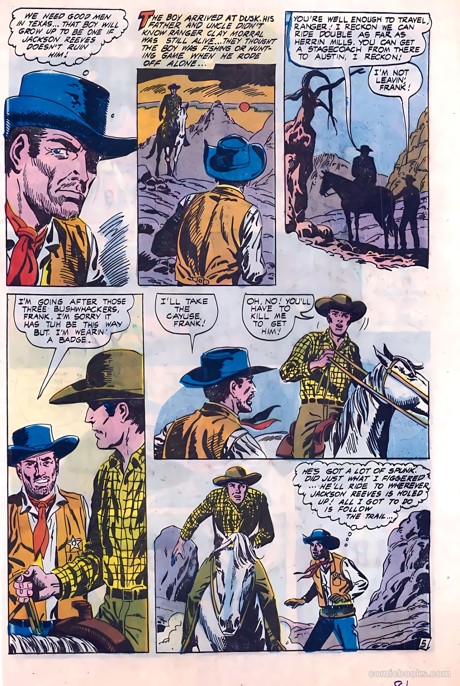 Texas Rangers in Action #58 (1966) — page 9 of 36