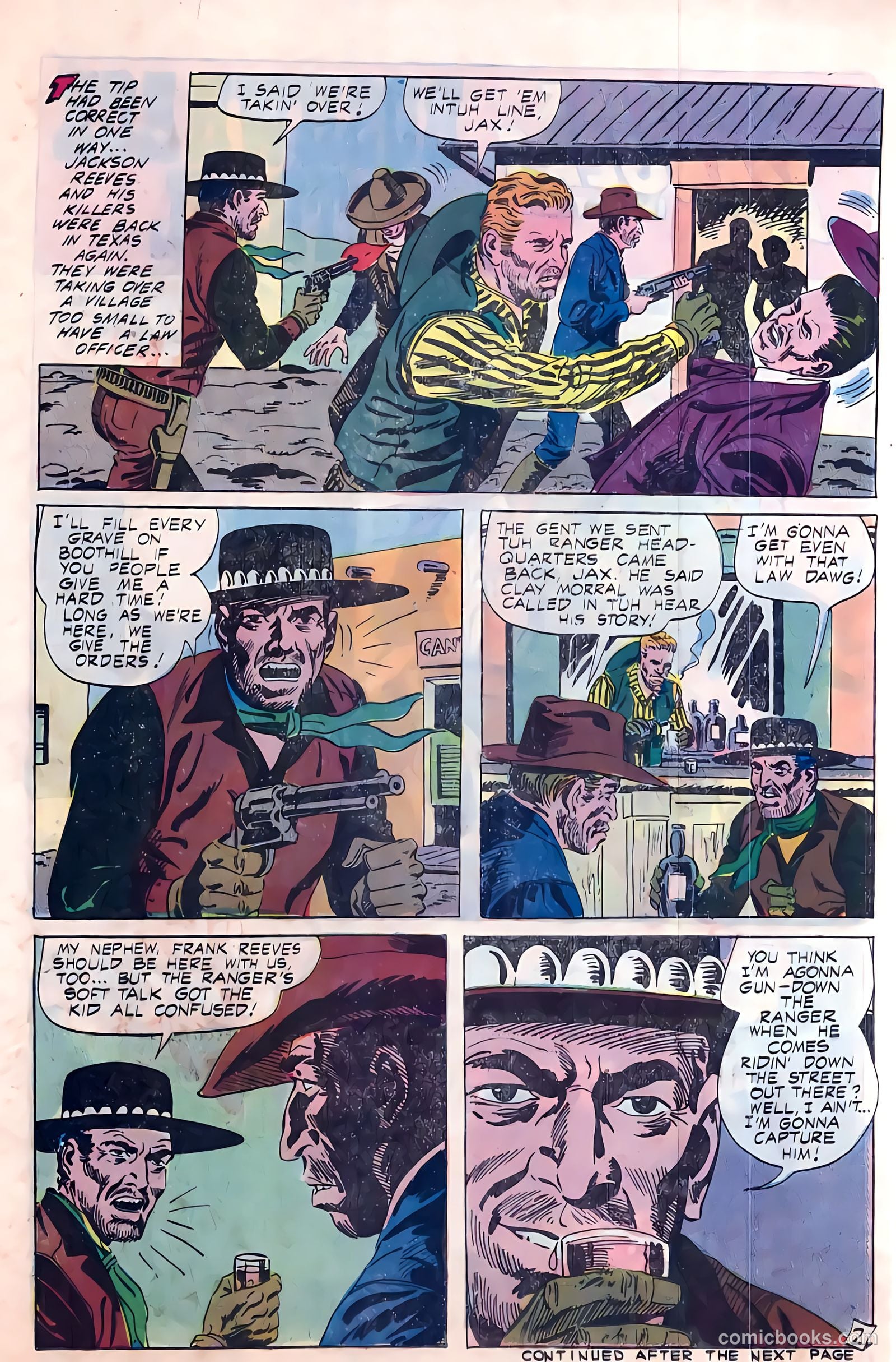 Texas Rangers in Action #58 (1966) — page 22 of 36