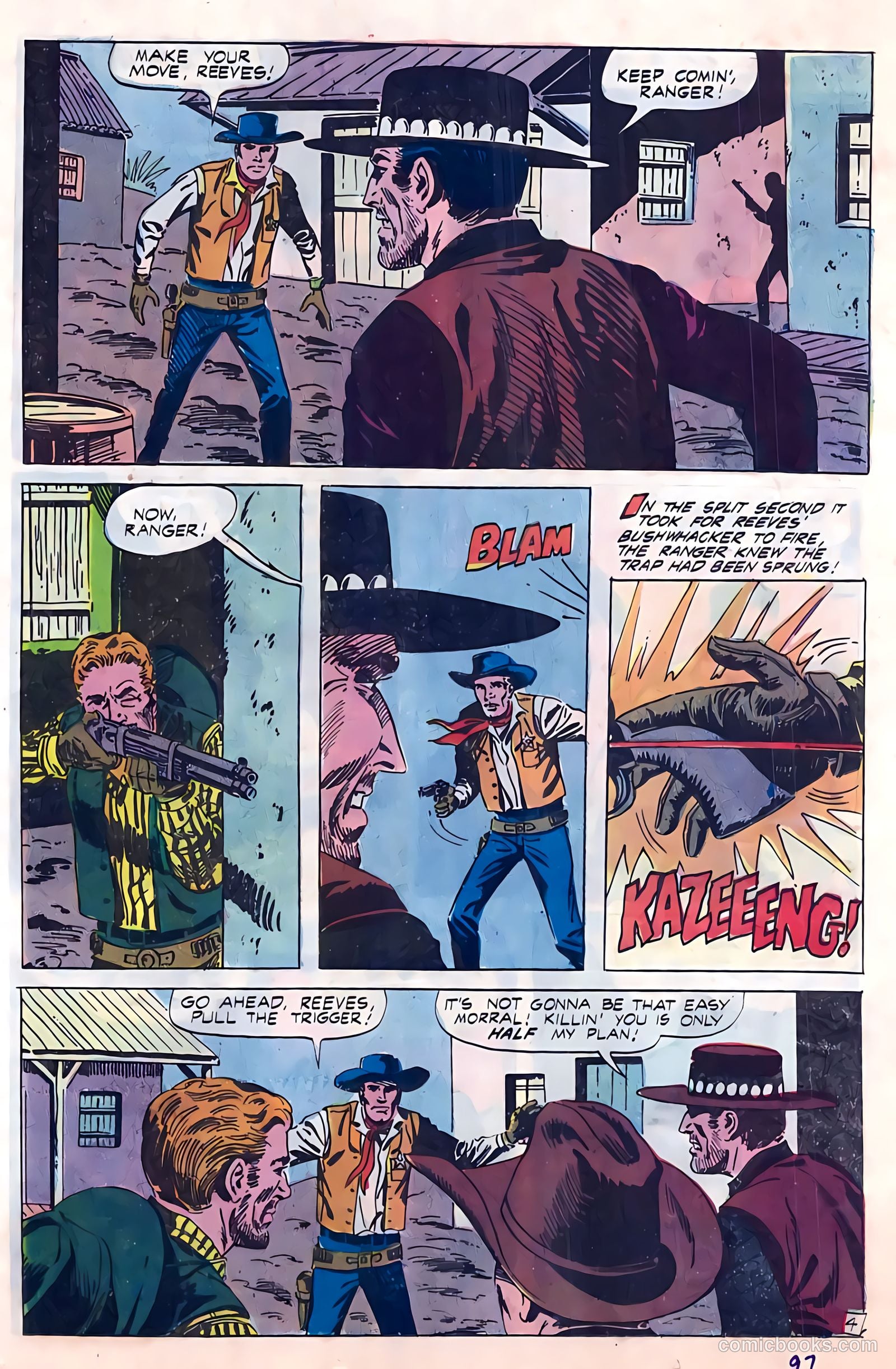Texas Rangers in Action #58 (1966) — page 25 of 36