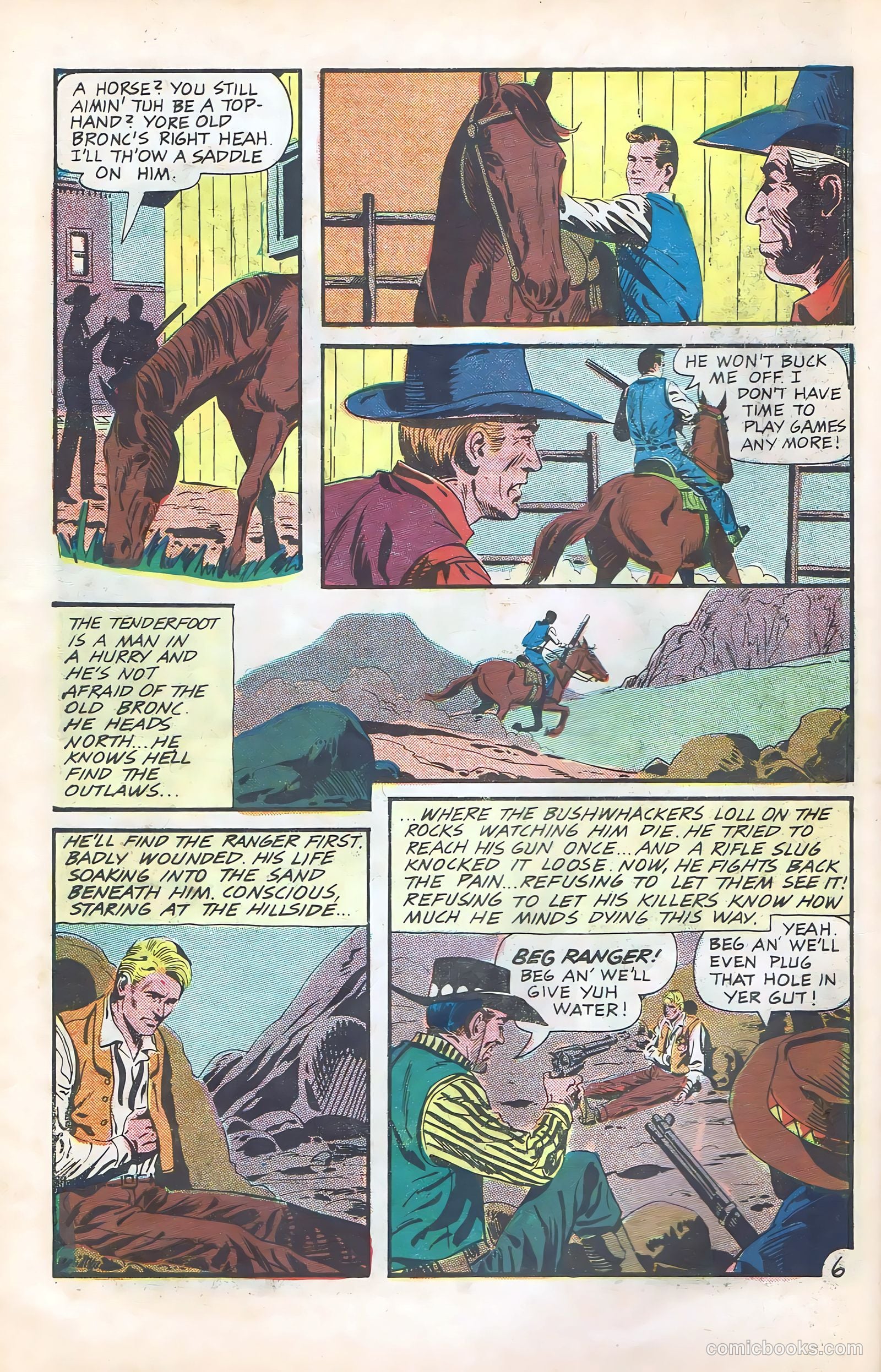 Texas Rangers in Action #59 (1967) — page 10 of 36