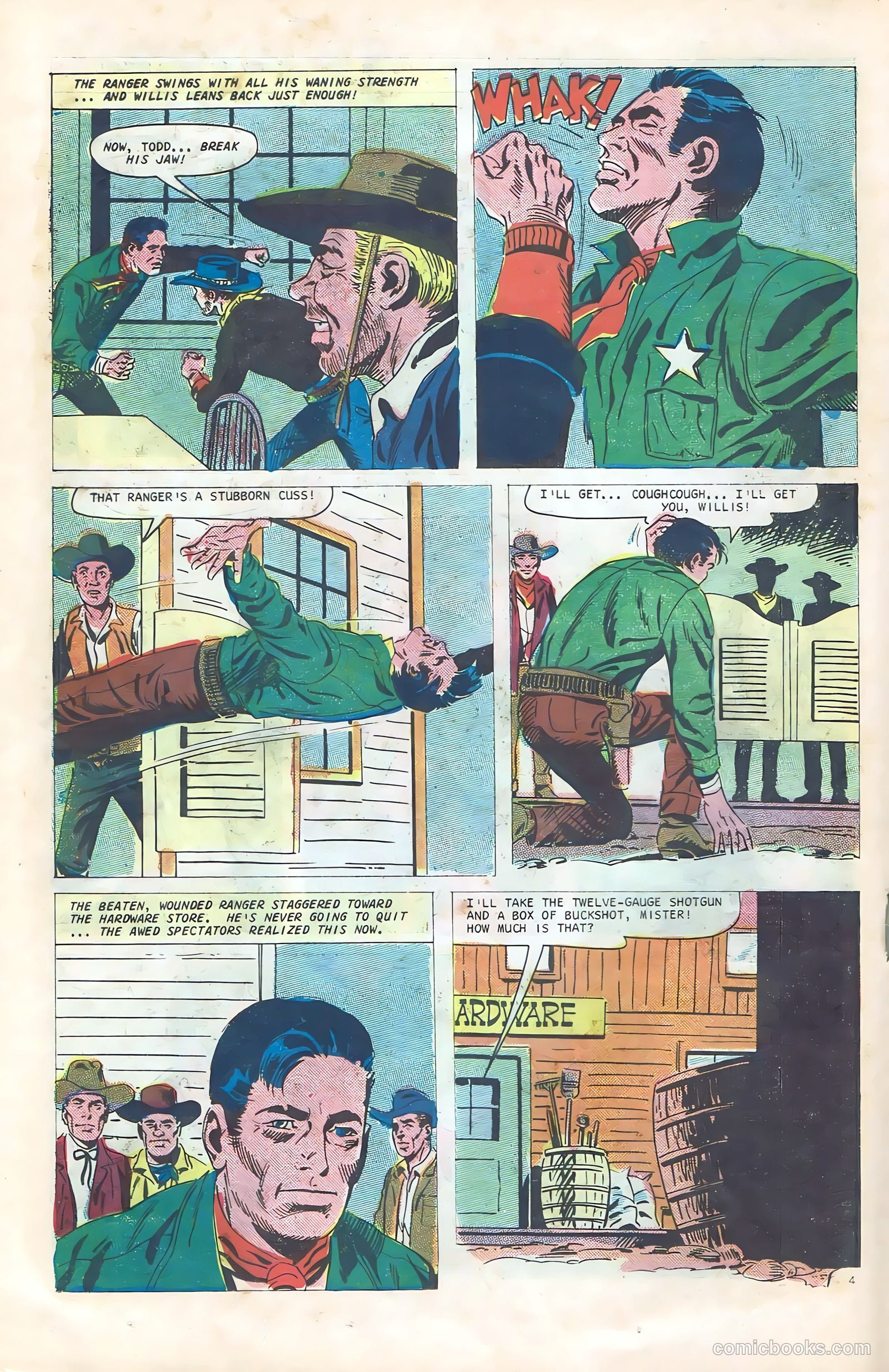 Texas Rangers in Action #59 (1967) — page 18 of 36