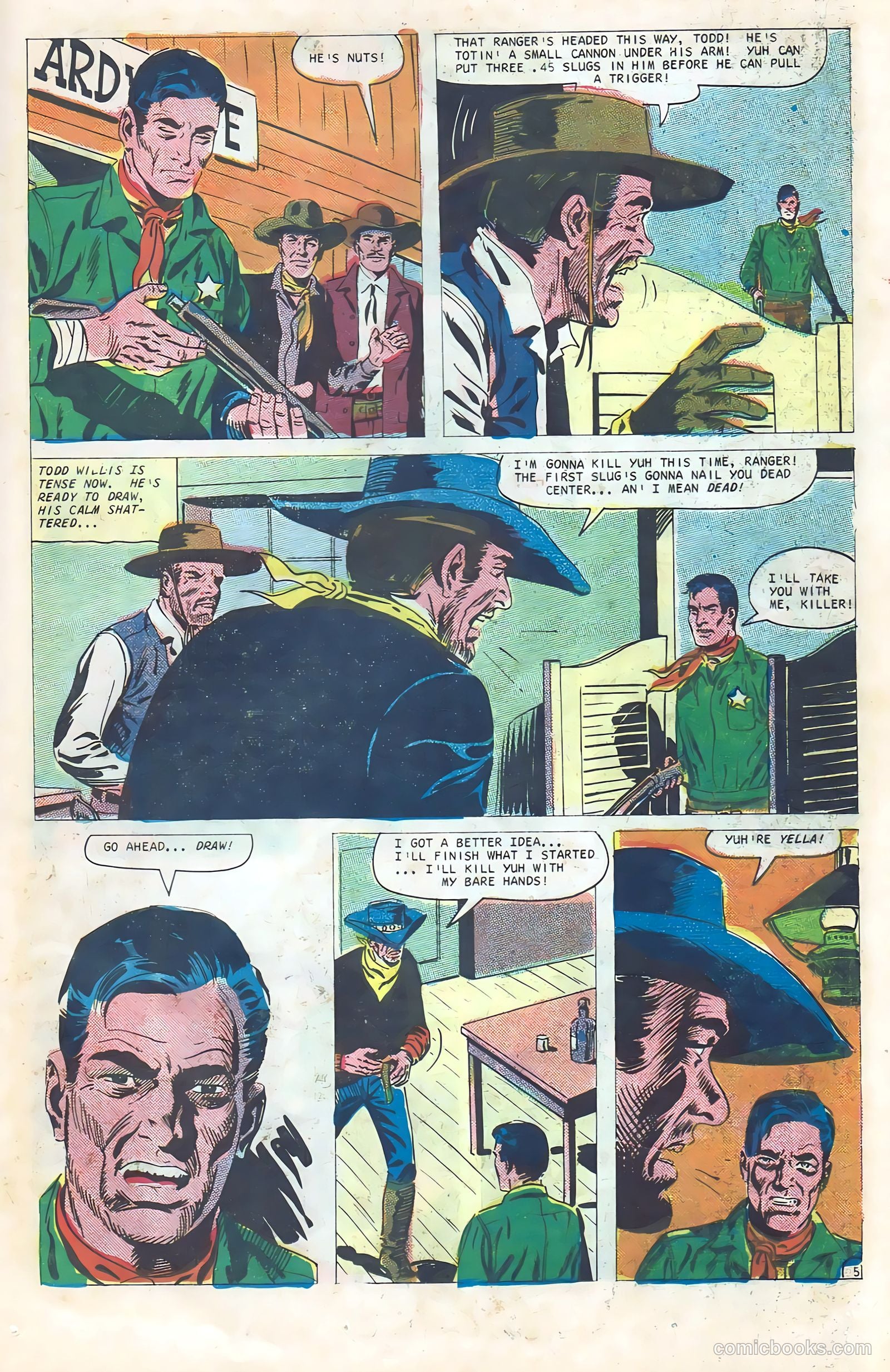 Texas Rangers in Action #59 (1967) — page 19 of 36