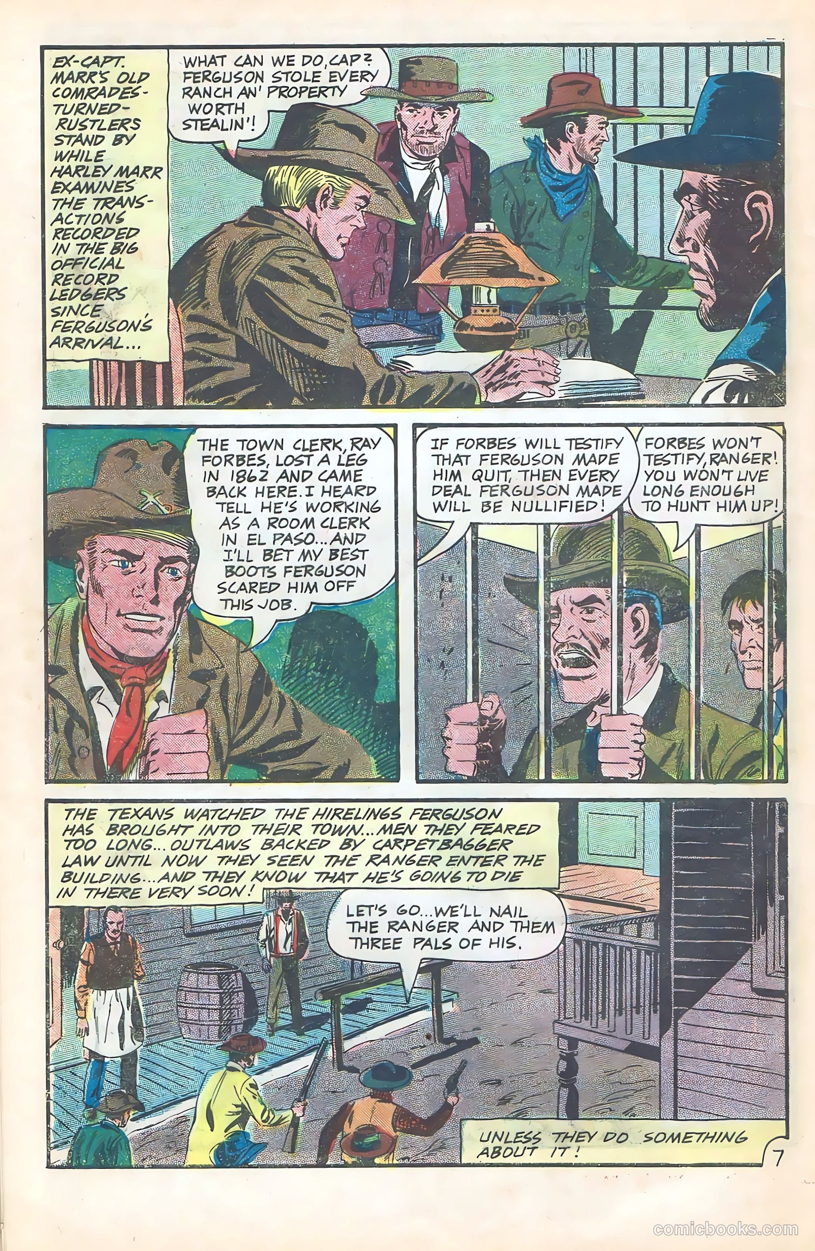 Texas Rangers in Action #59 (1967) — page 32 of 36