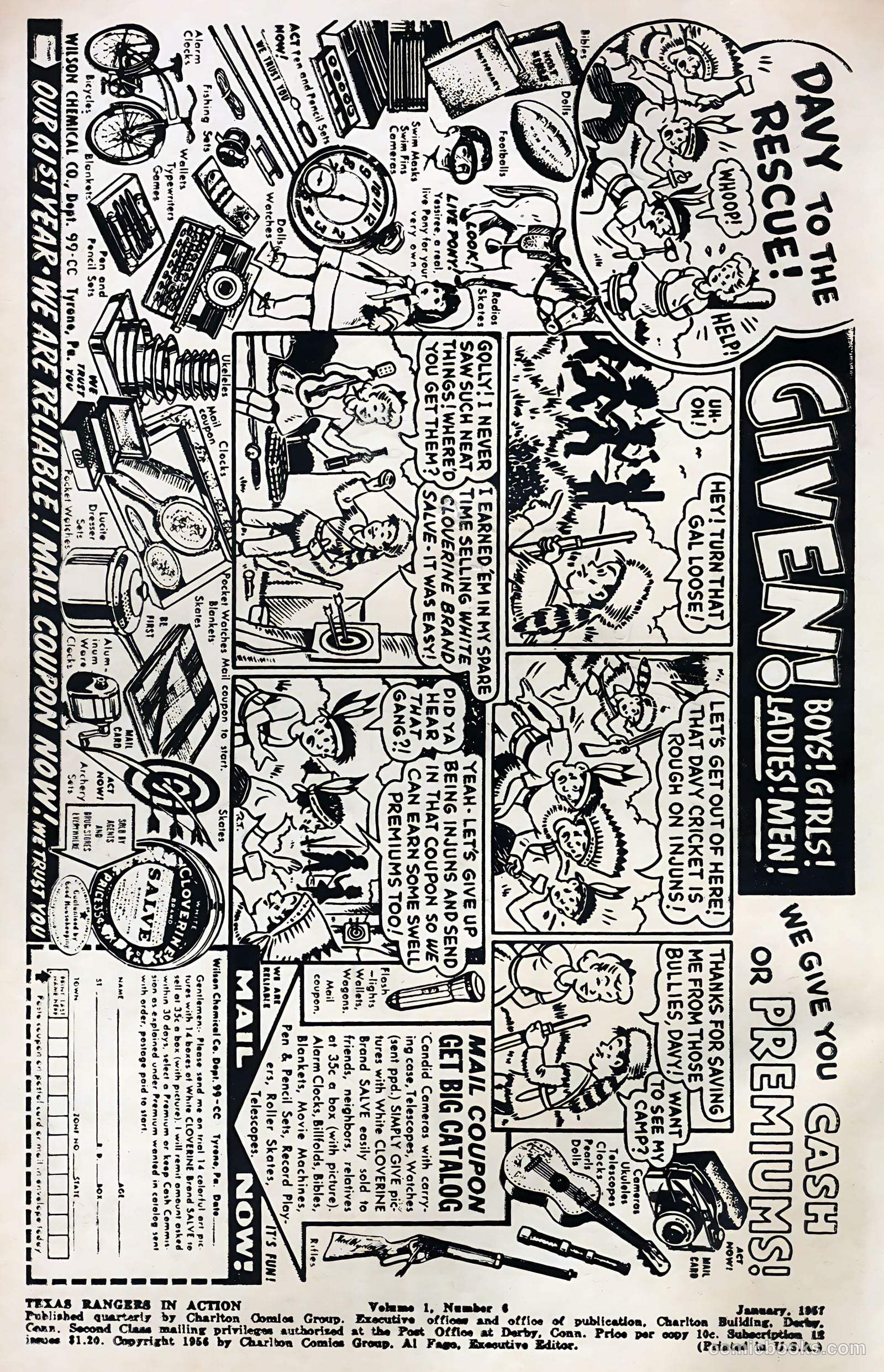 Texas Rangers in Action #6 (1957) — page 2 of 36