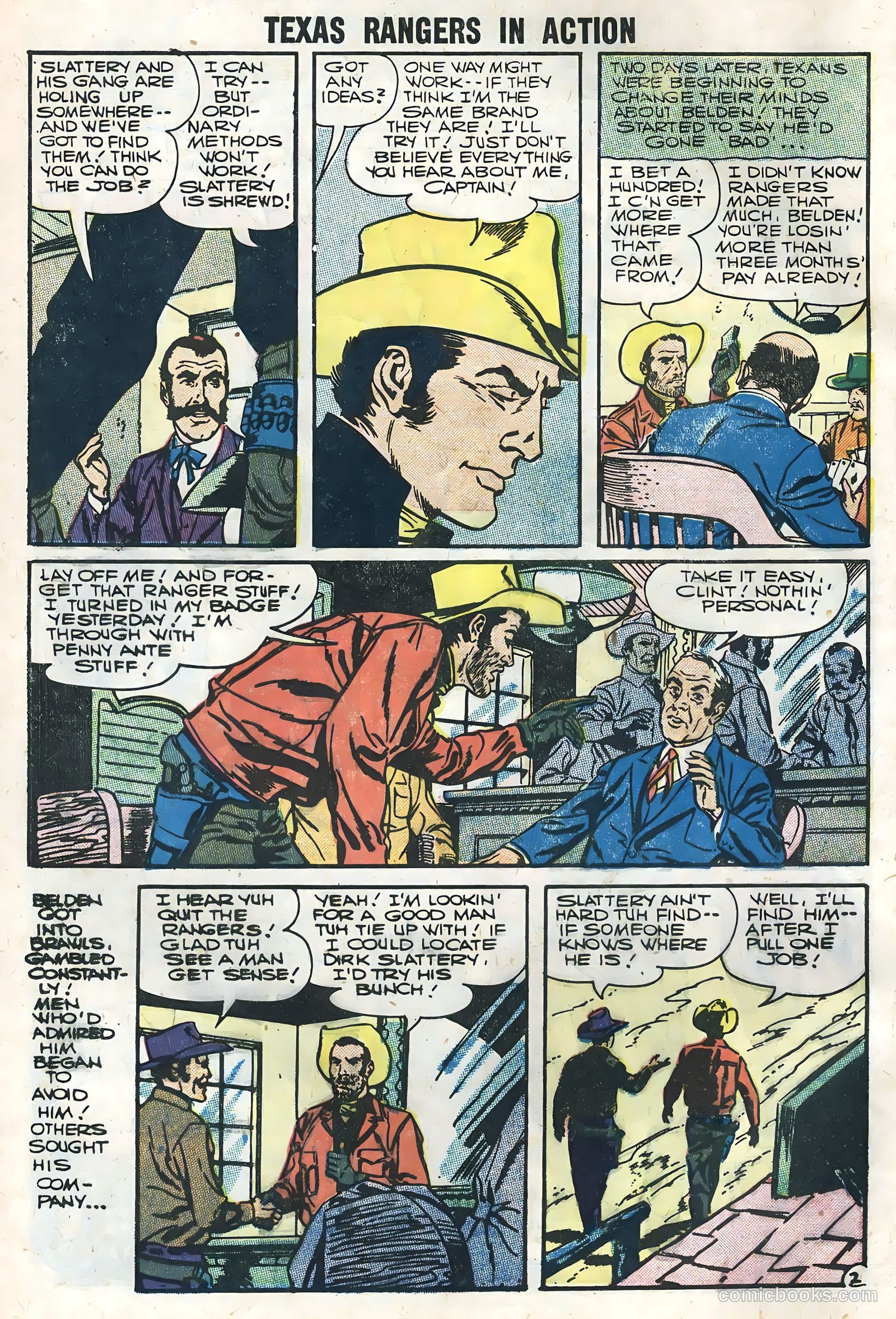 Texas Rangers in Action #6 (1957) — page 4 of 36