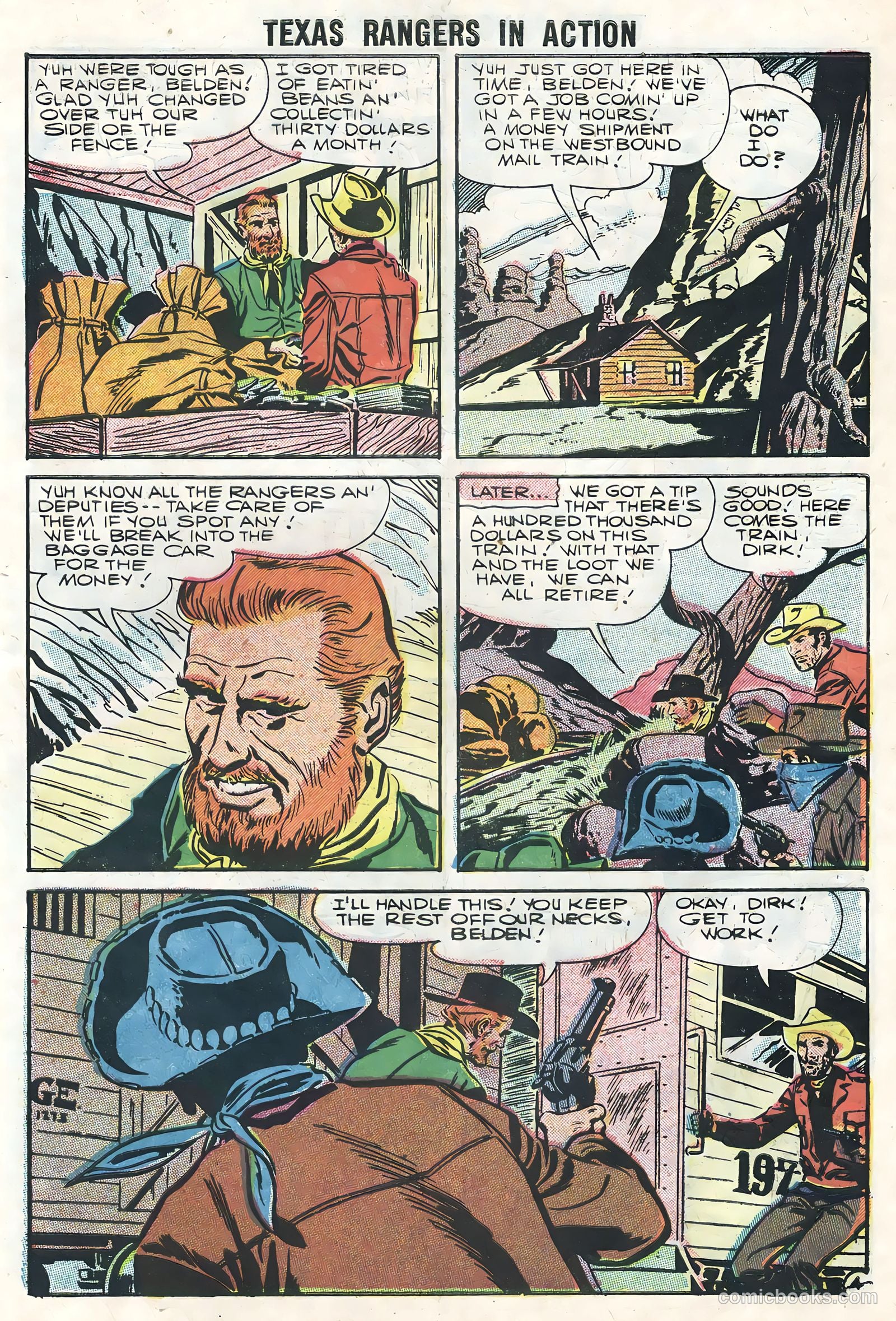 Texas Rangers in Action #6 (1957) — page 7 of 36