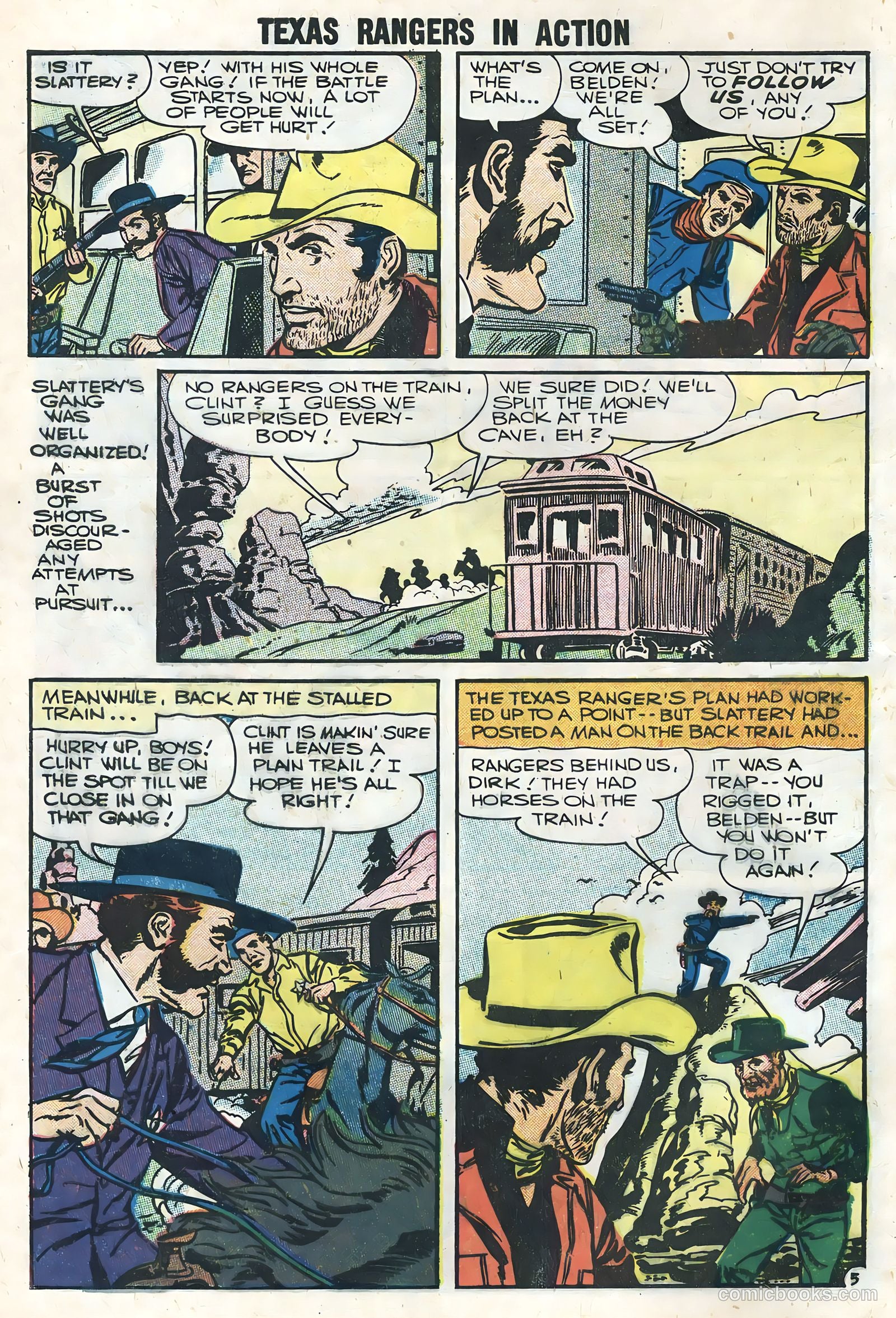 Texas Rangers in Action #6 (1957) — page 8 of 36