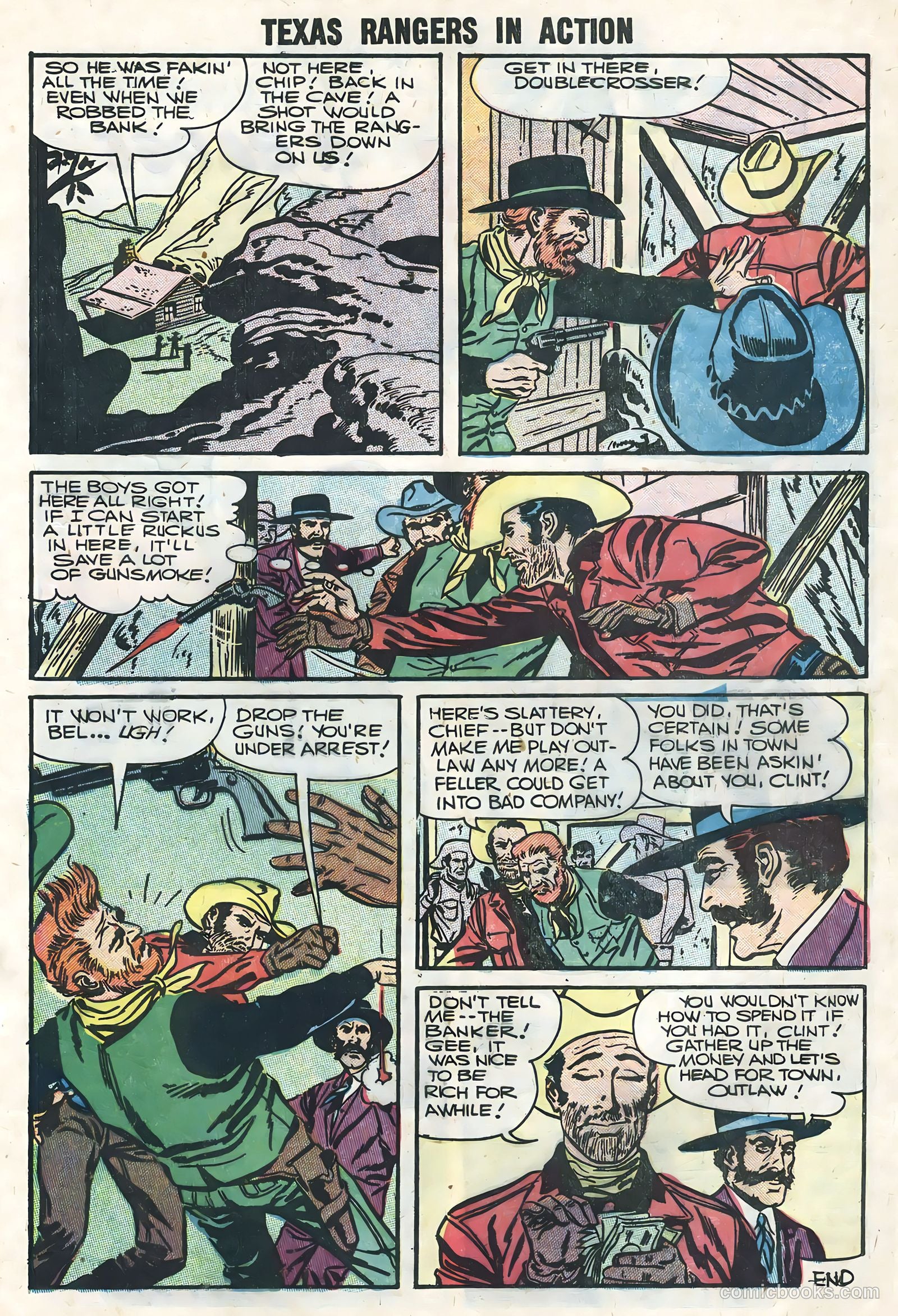 Texas Rangers in Action #6 (1957) — page 9 of 36