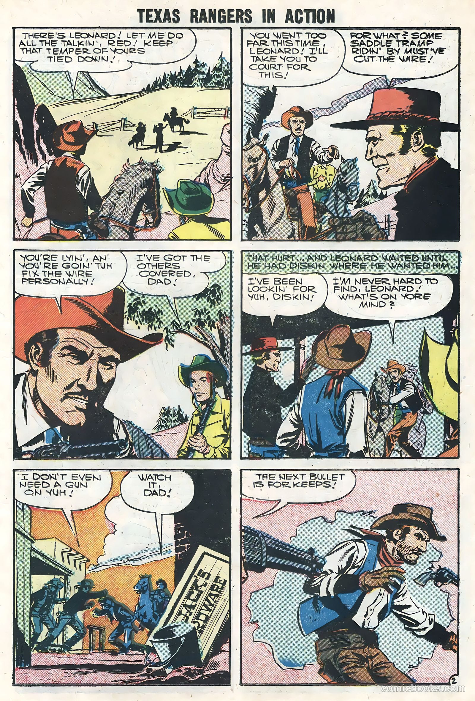Texas Rangers in Action #6 (1957) — page 11 of 36