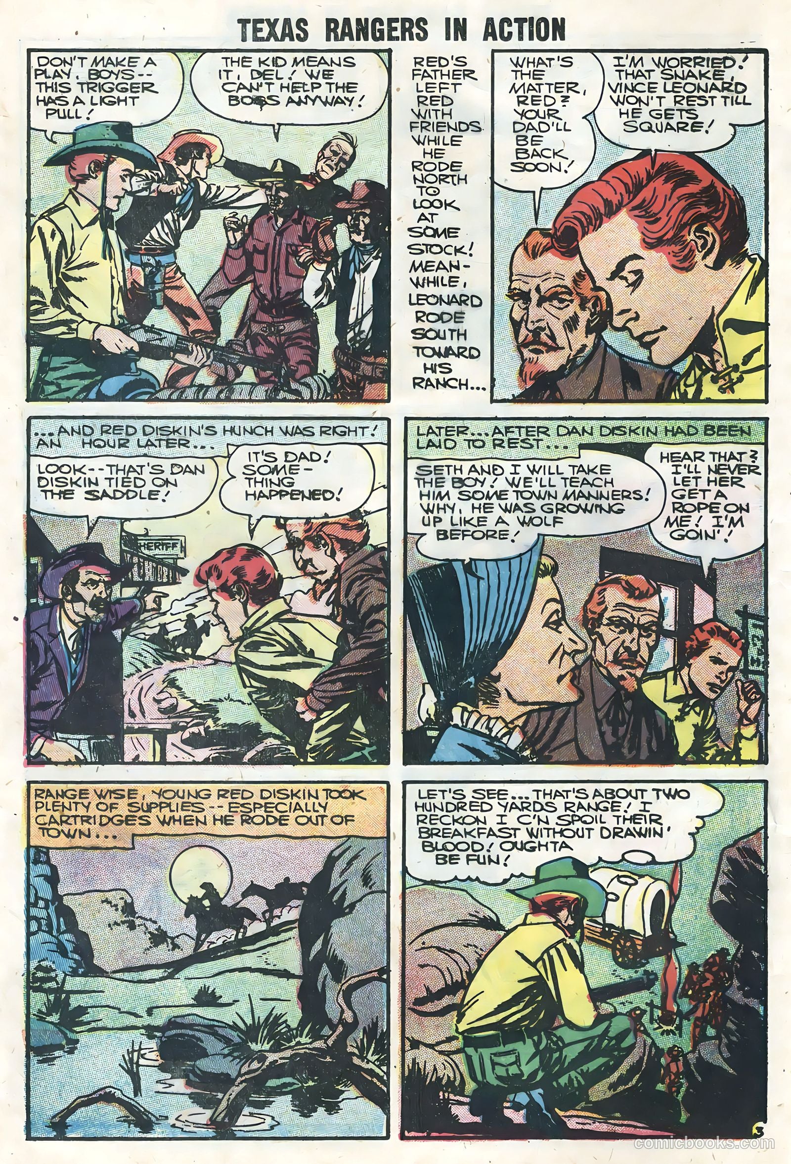 Texas Rangers in Action #6 (1957) — page 12 of 36