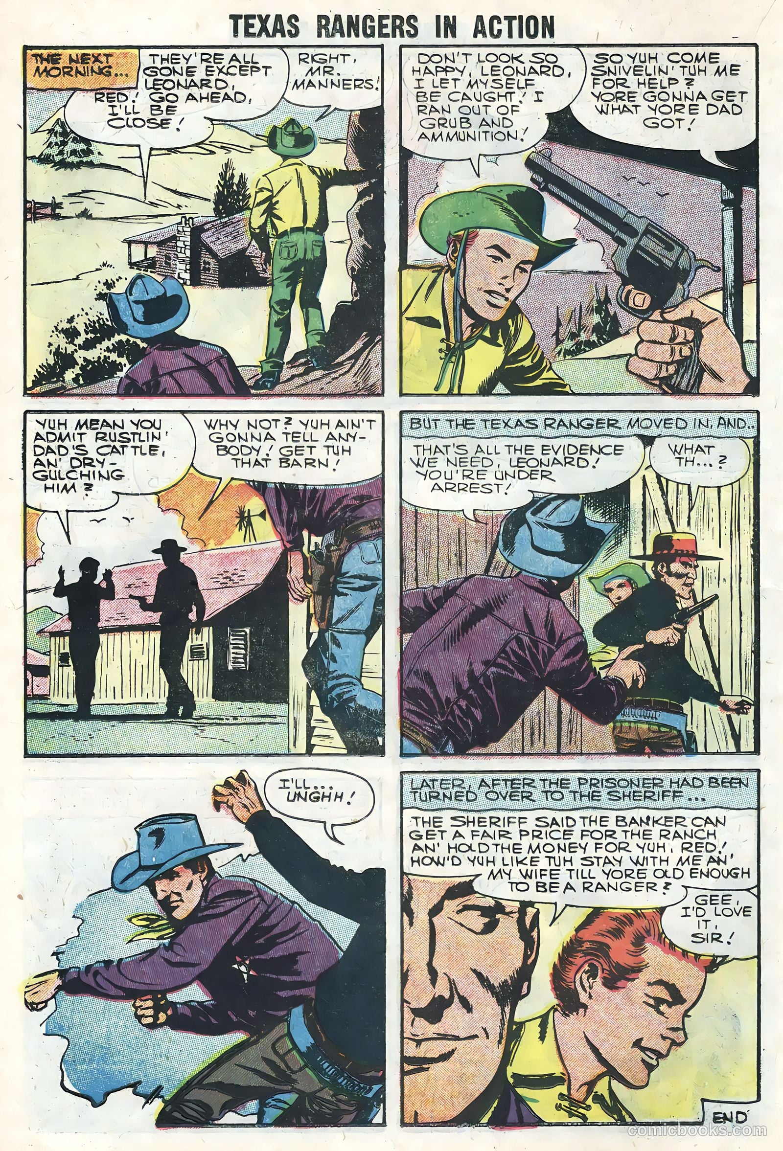 Texas Rangers in Action #6 (1957) — page 14 of 36