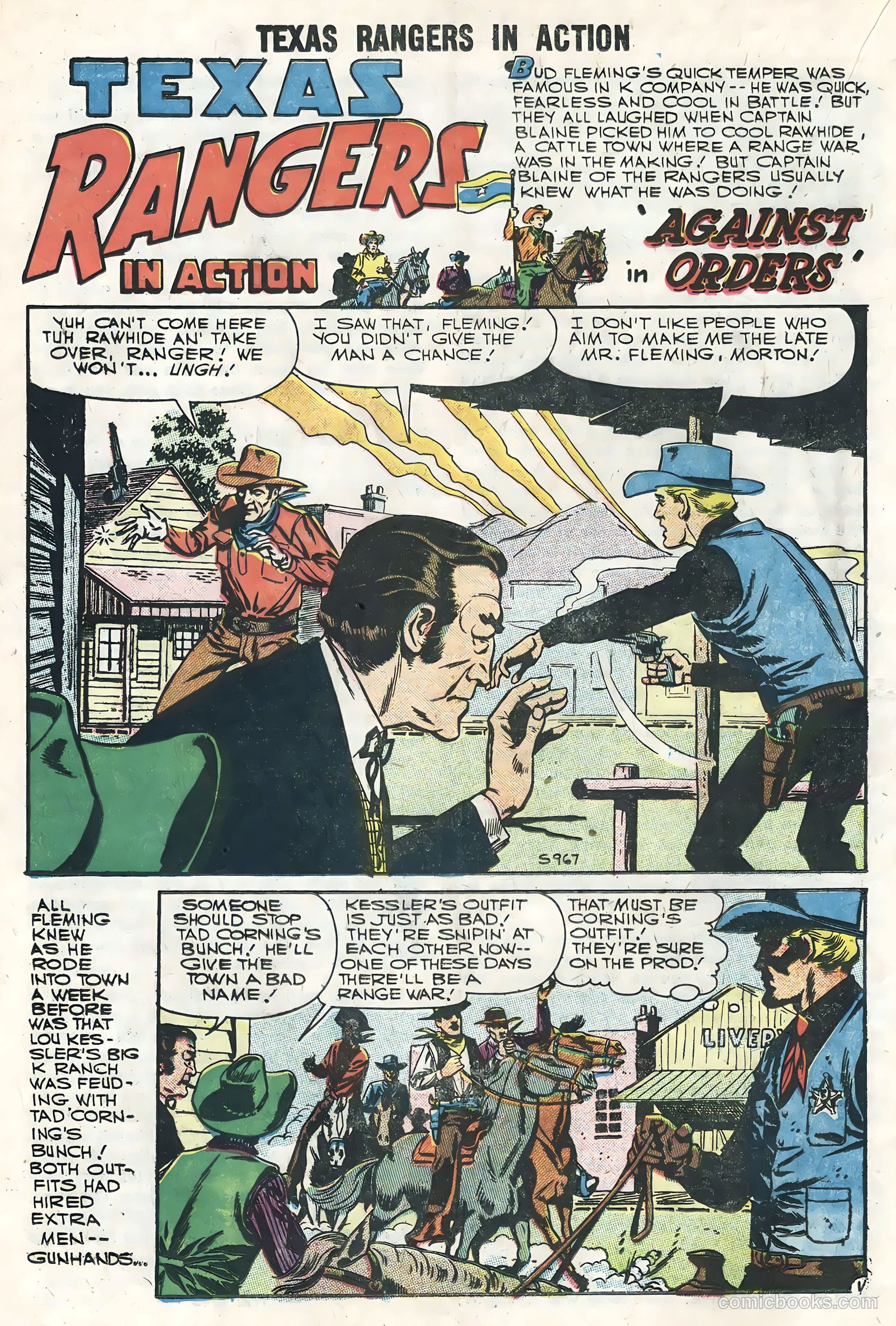 Texas Rangers in Action #6 (1957) — page 18 of 36