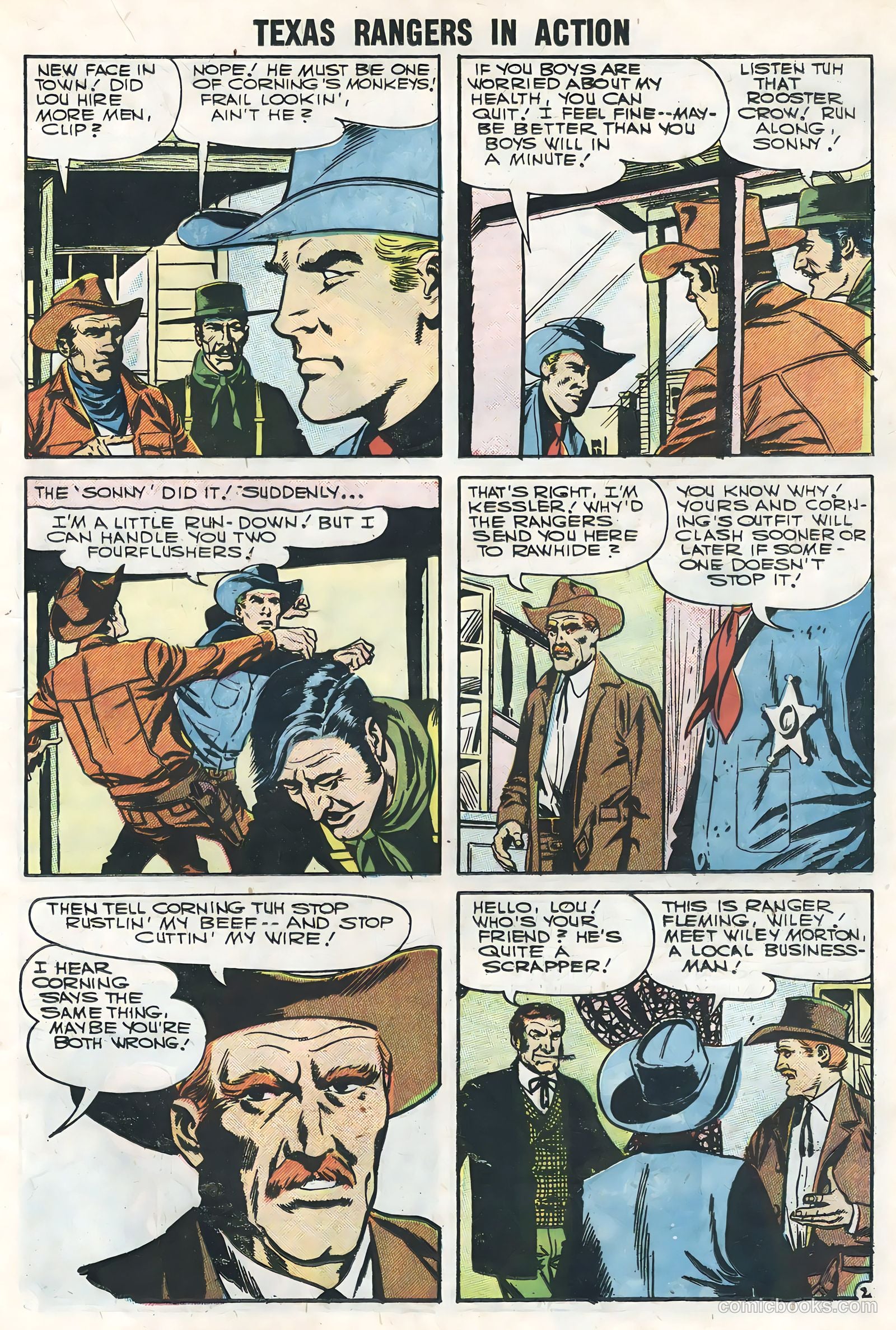 Texas Rangers in Action #6 (1957) — page 19 of 36