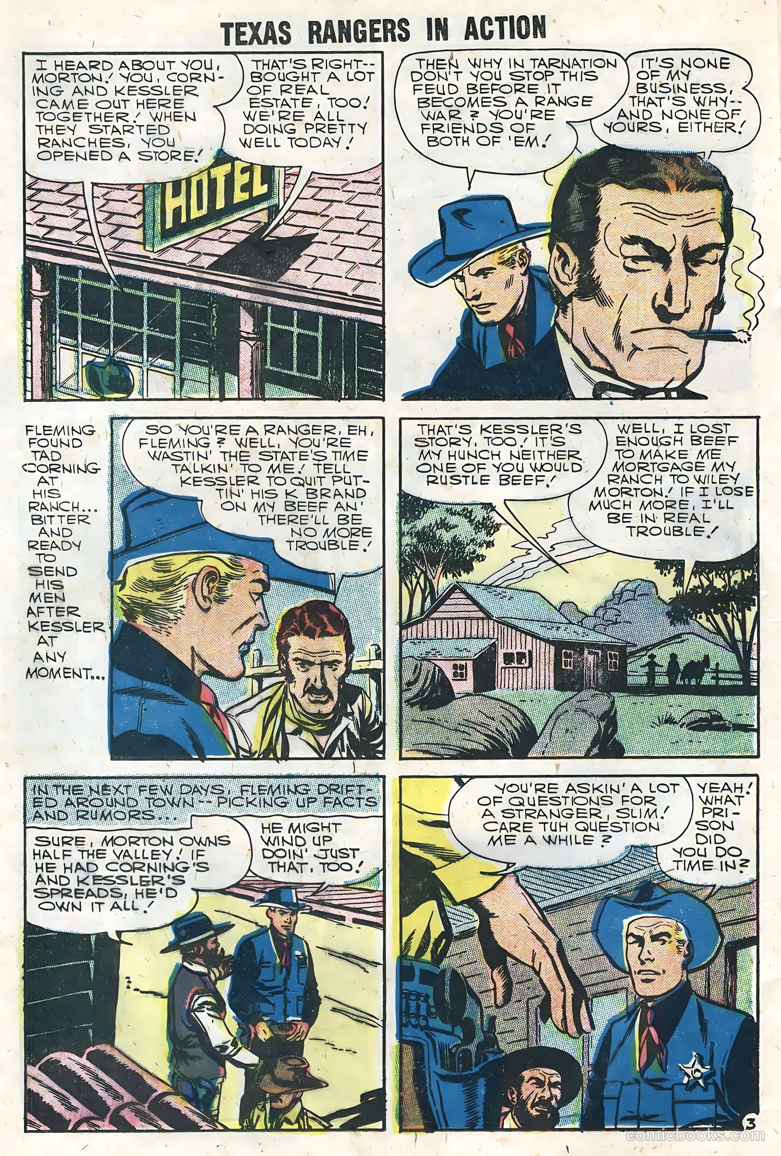 Texas Rangers in Action #6 (1957) — page 20 of 36