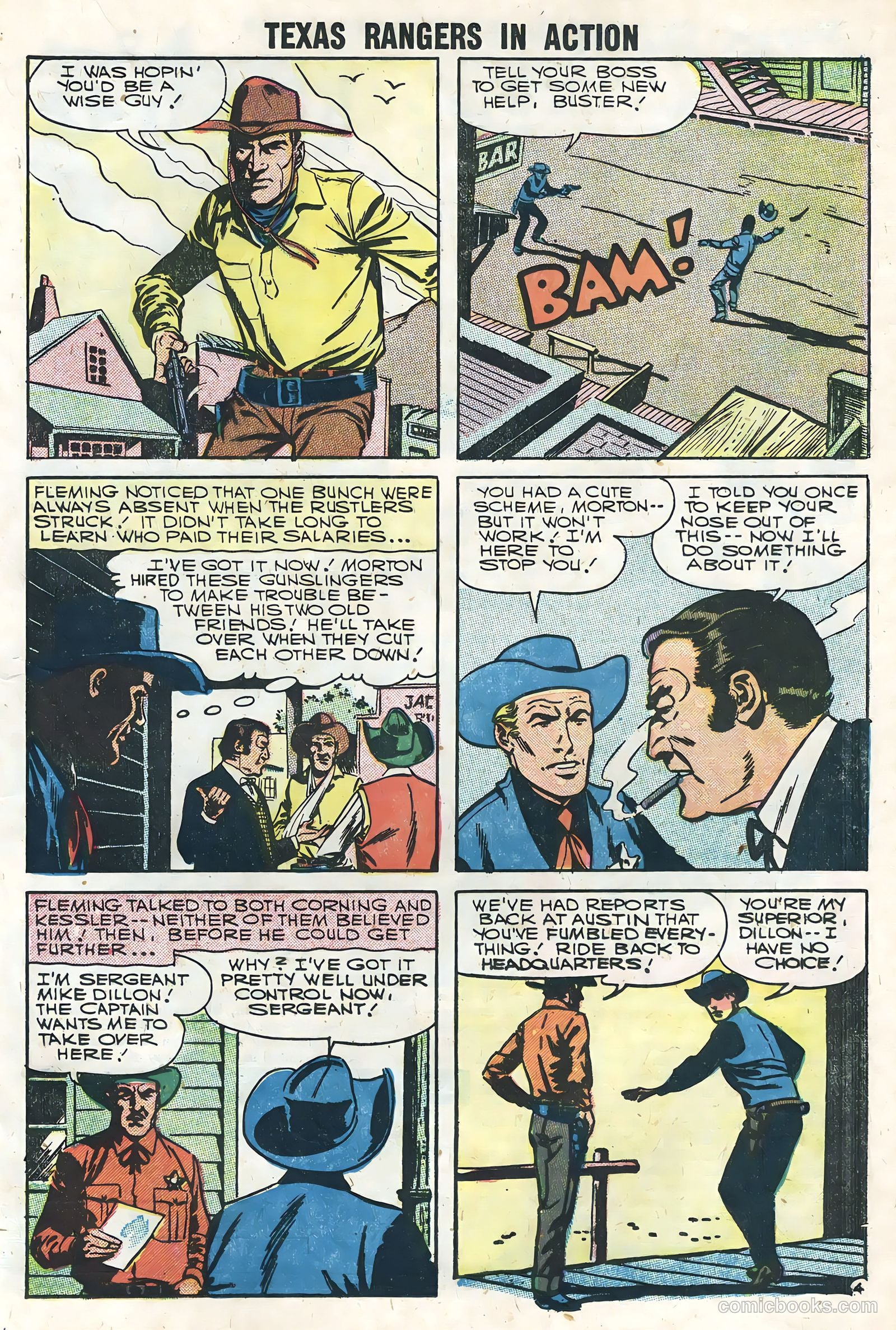 Texas Rangers in Action #6 (1957) — page 21 of 36