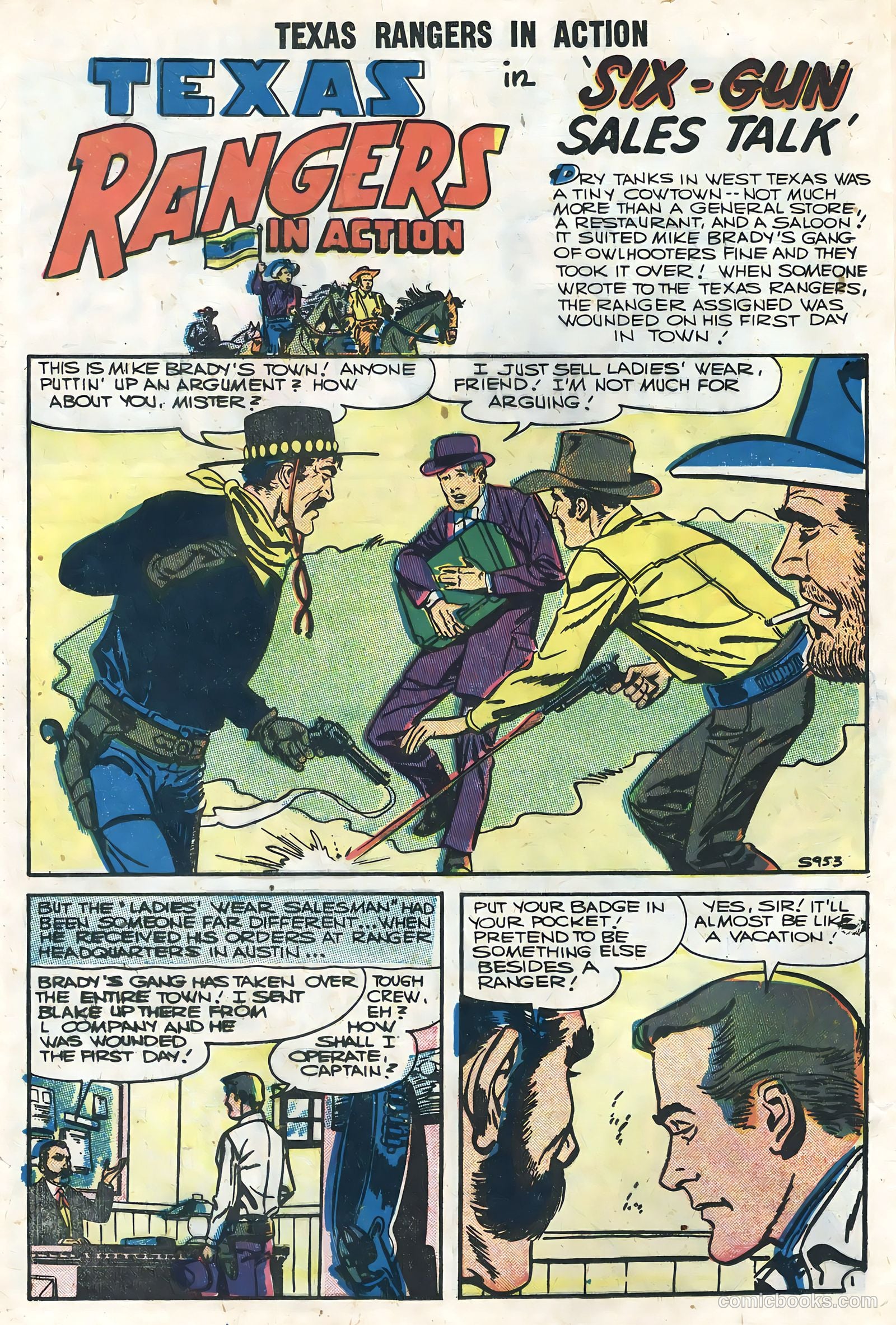 Texas Rangers in Action #6 (1957) — page 24 of 36