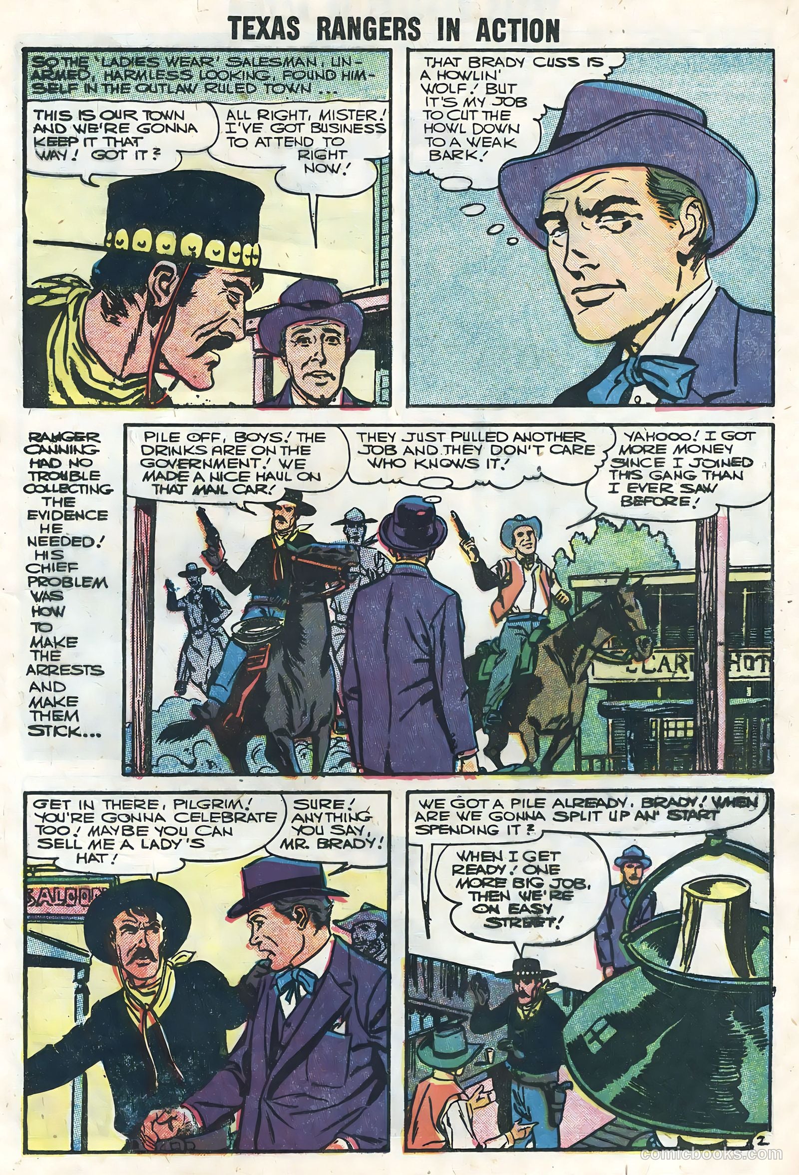 Texas Rangers in Action #6 (1957) — page 25 of 36