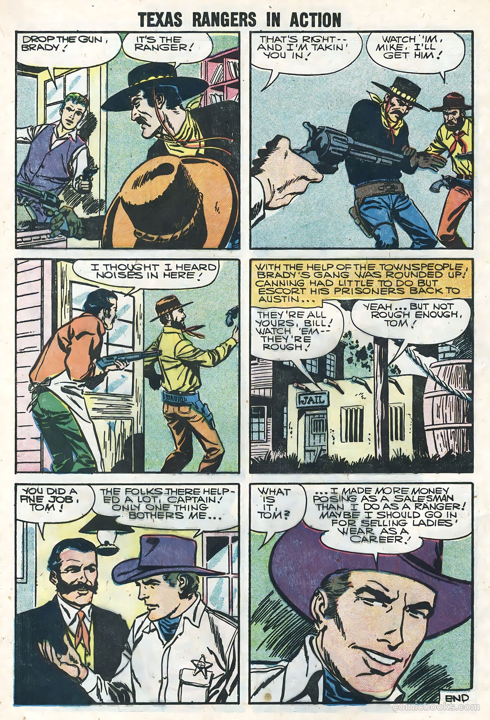 Texas Rangers in Action #6 (1957) — page 28 of 36
