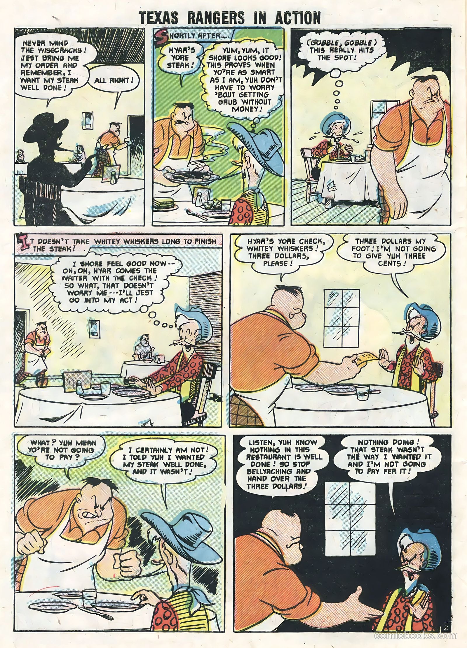 Texas Rangers in Action #6 (1957) — page 30 of 36