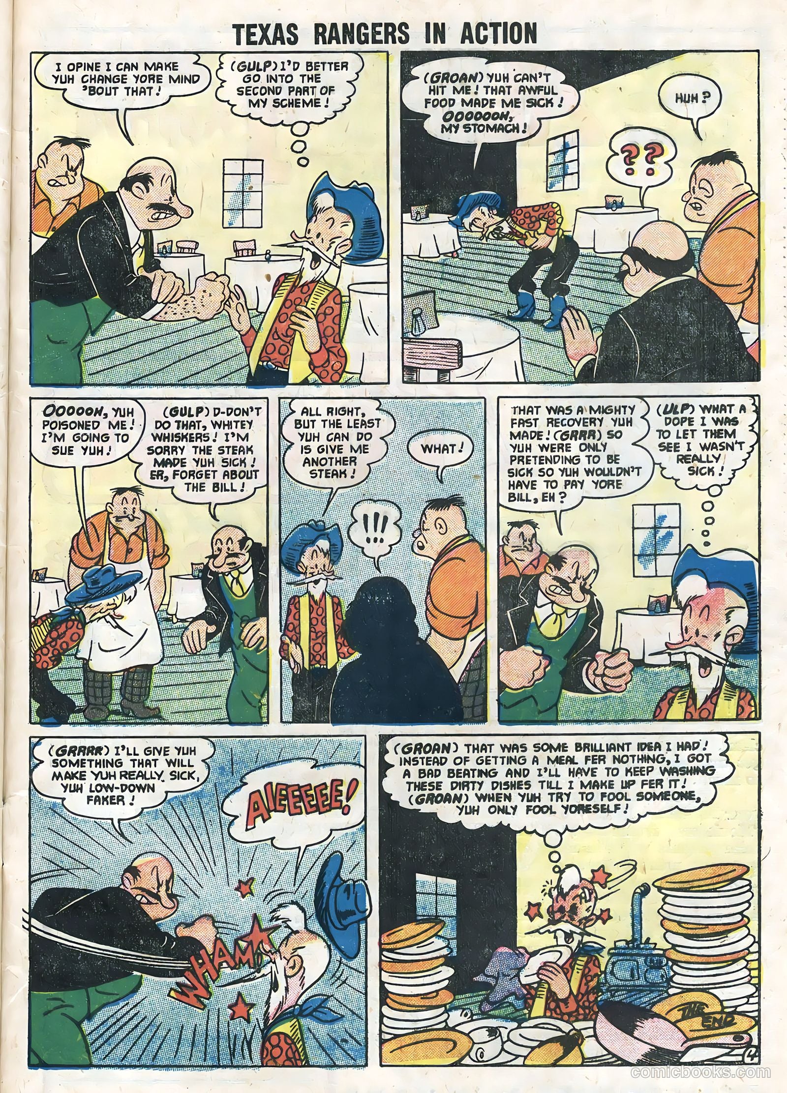 Texas Rangers in Action #6 (1957) — page 33 of 36