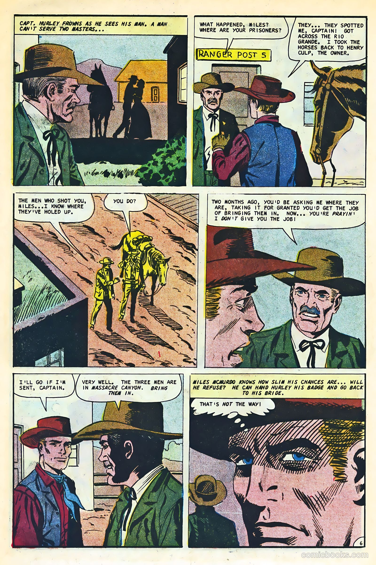 Texas Rangers in Action #60 (1967) — page 20 of 36
