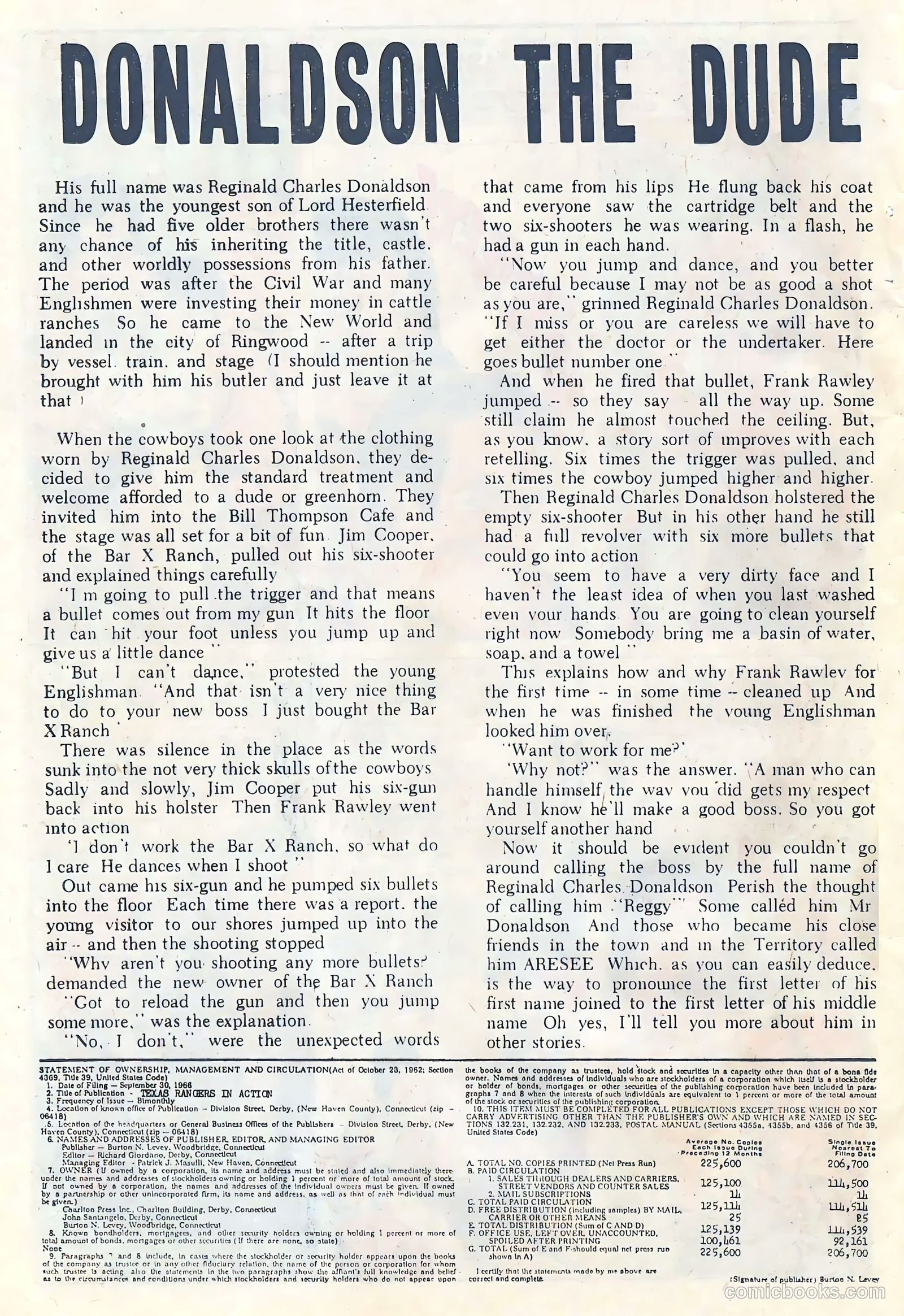 Texas Rangers in Action #61 (1967) — page 12 of 36