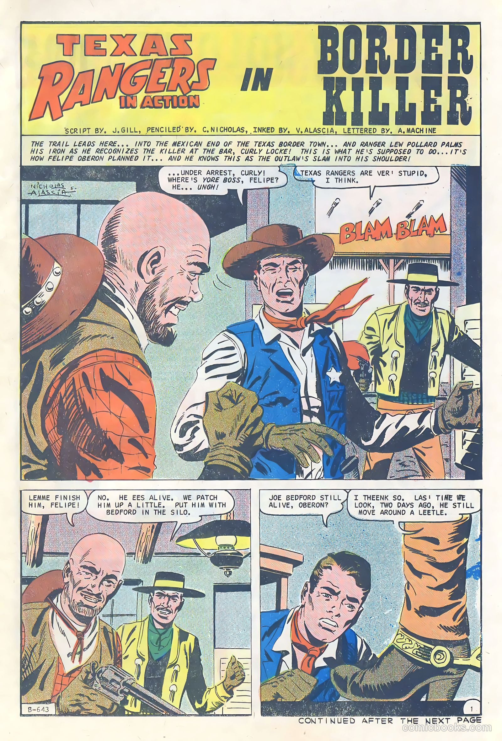 Texas Rangers in Action #61 (1967) — page 13 of 36