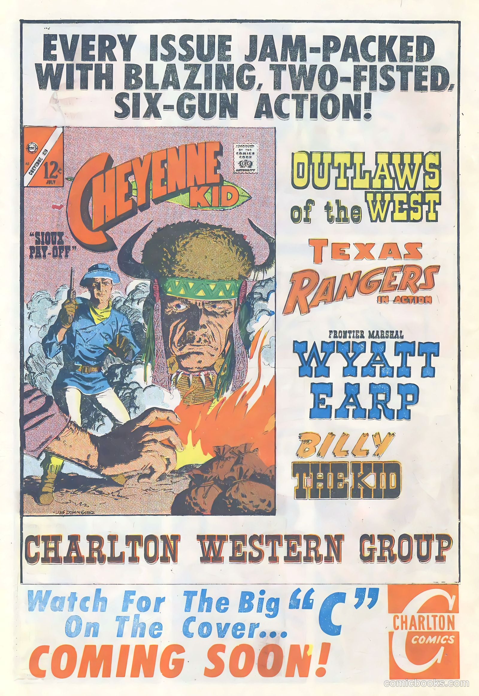 Texas Rangers in Action #61 (1967) — page 22 of 36