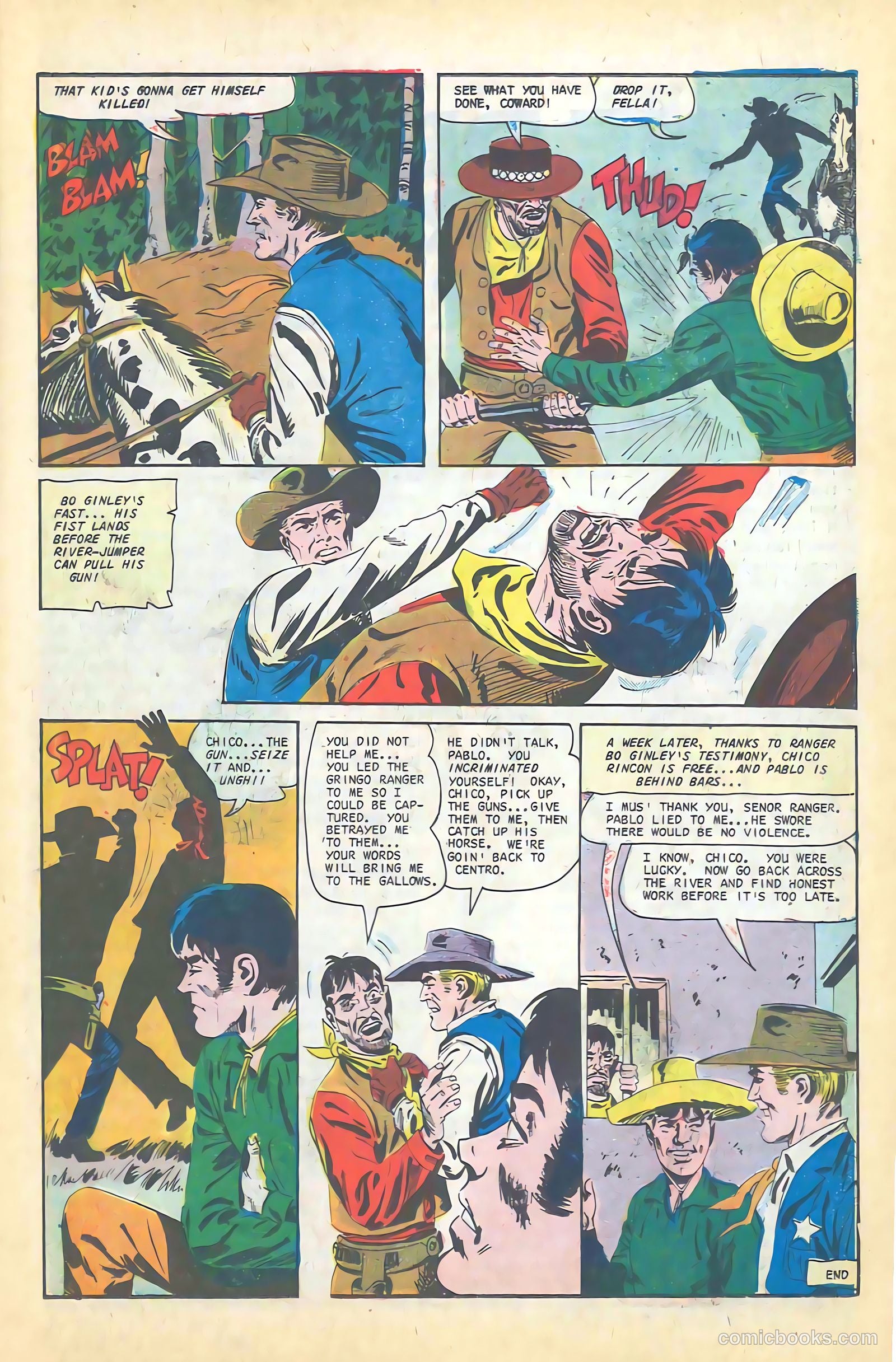 Texas Rangers in Action #62 (1967) — page 10 of 35
