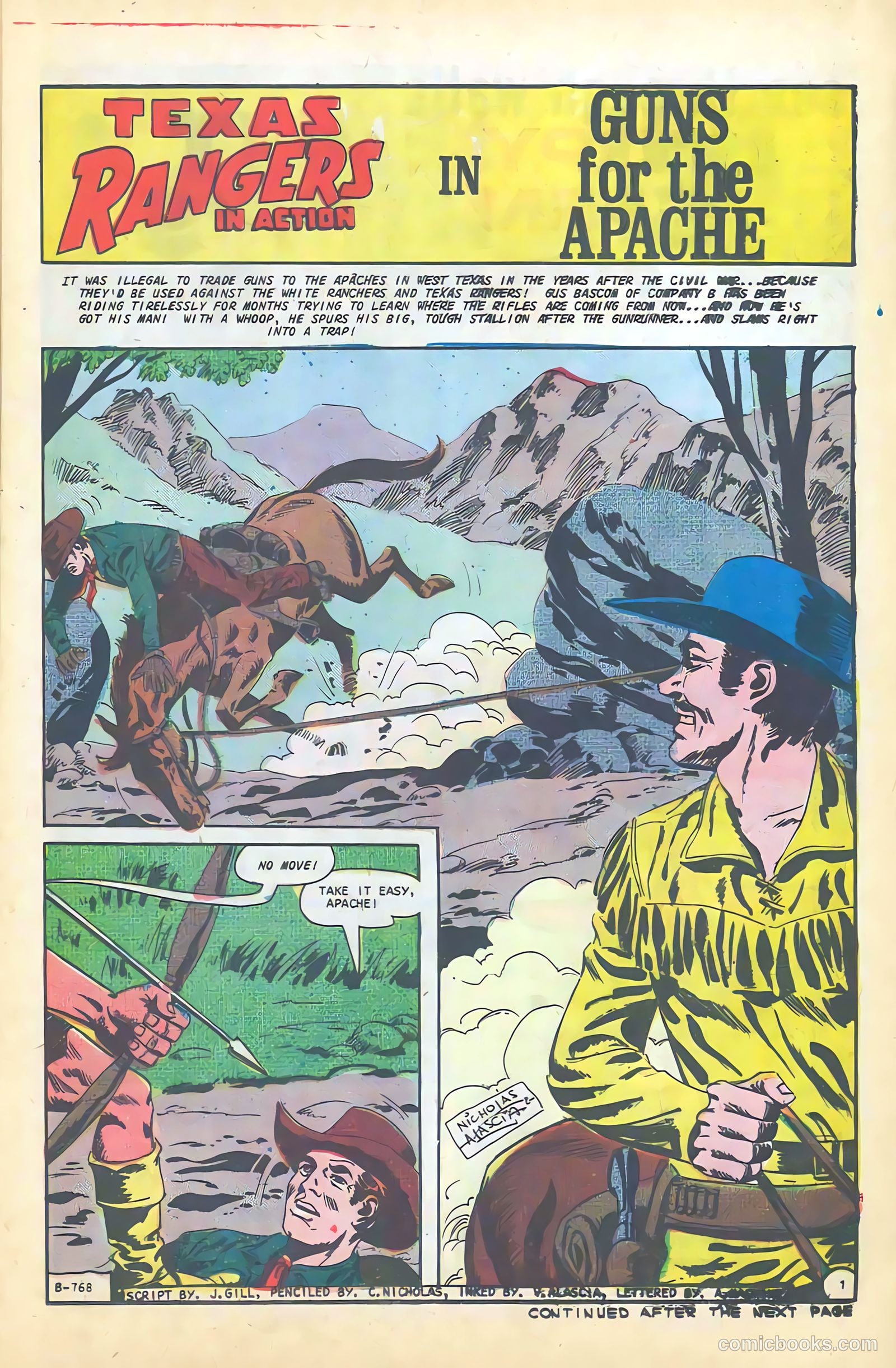 Texas Rangers in Action #62 (1967) — page 12 of 35