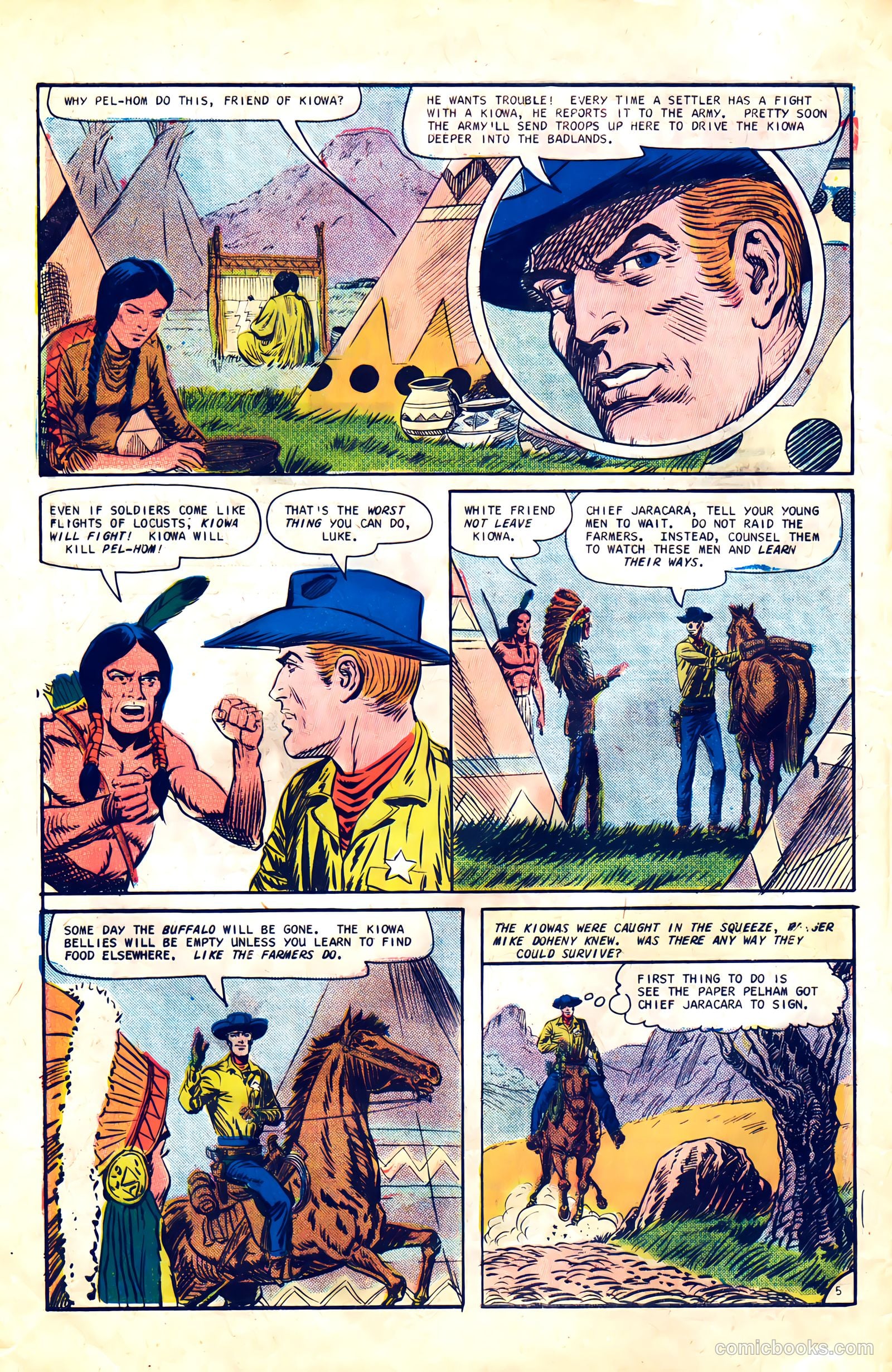 Texas Rangers in Action #63 (1967) — page 8 of 36