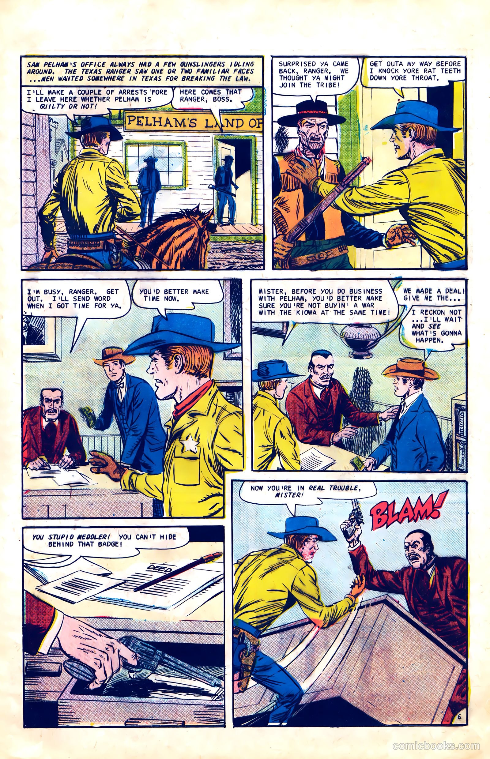 Texas Rangers in Action #63 (1967) — page 9 of 36