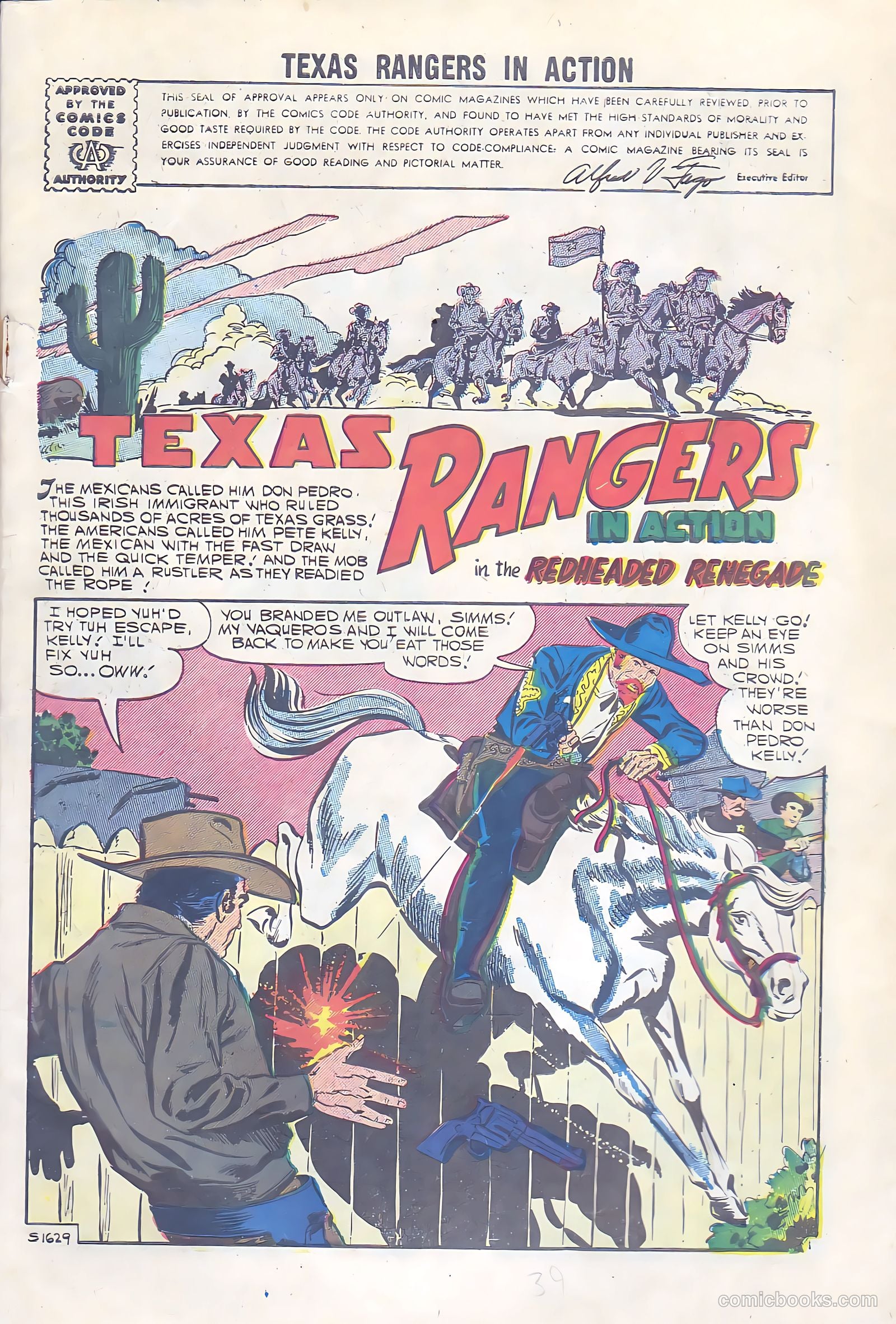 Texas Rangers in Action #7 (1957) — page 3 of 36
