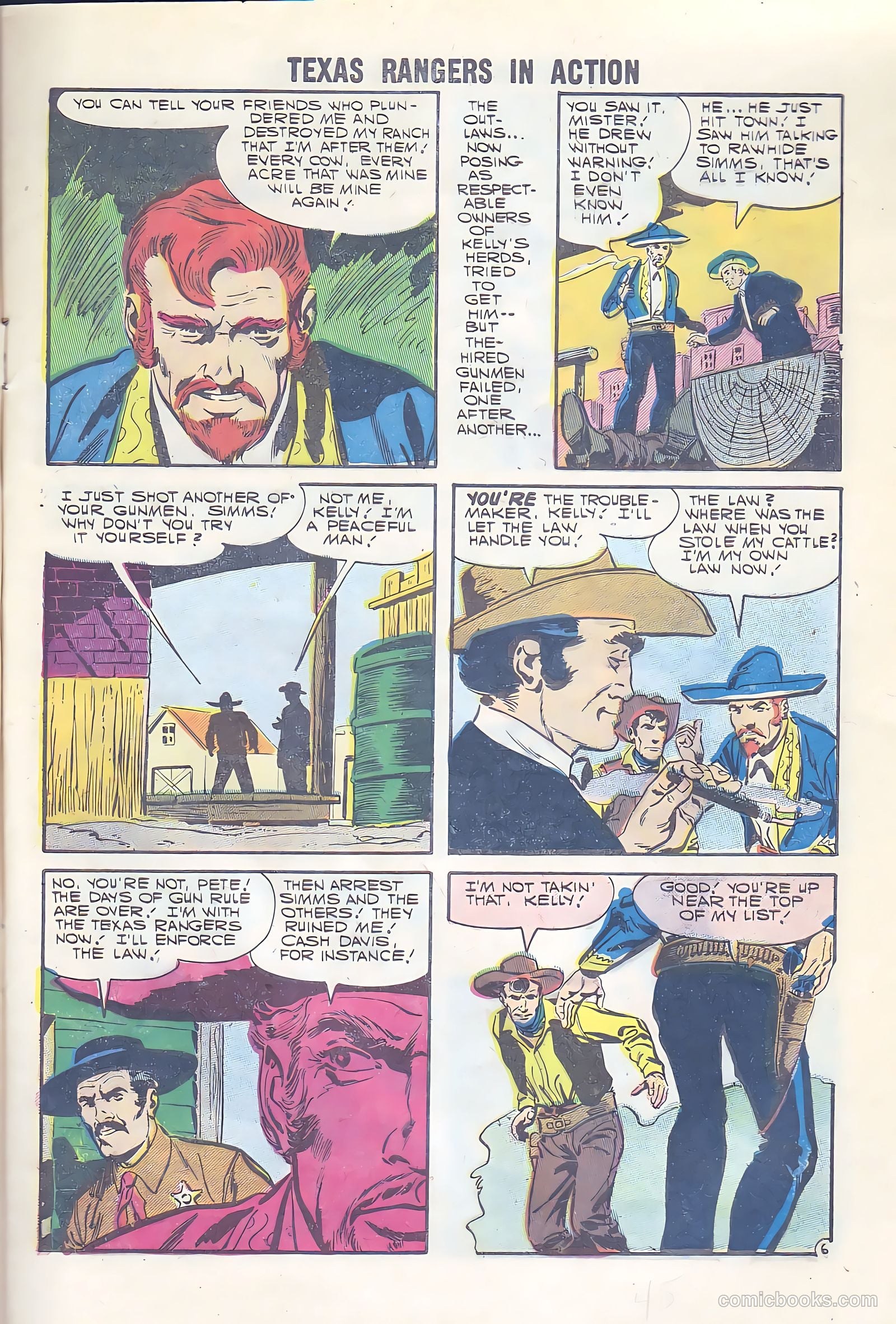 Texas Rangers in Action #7 (1957) — page 9 of 36