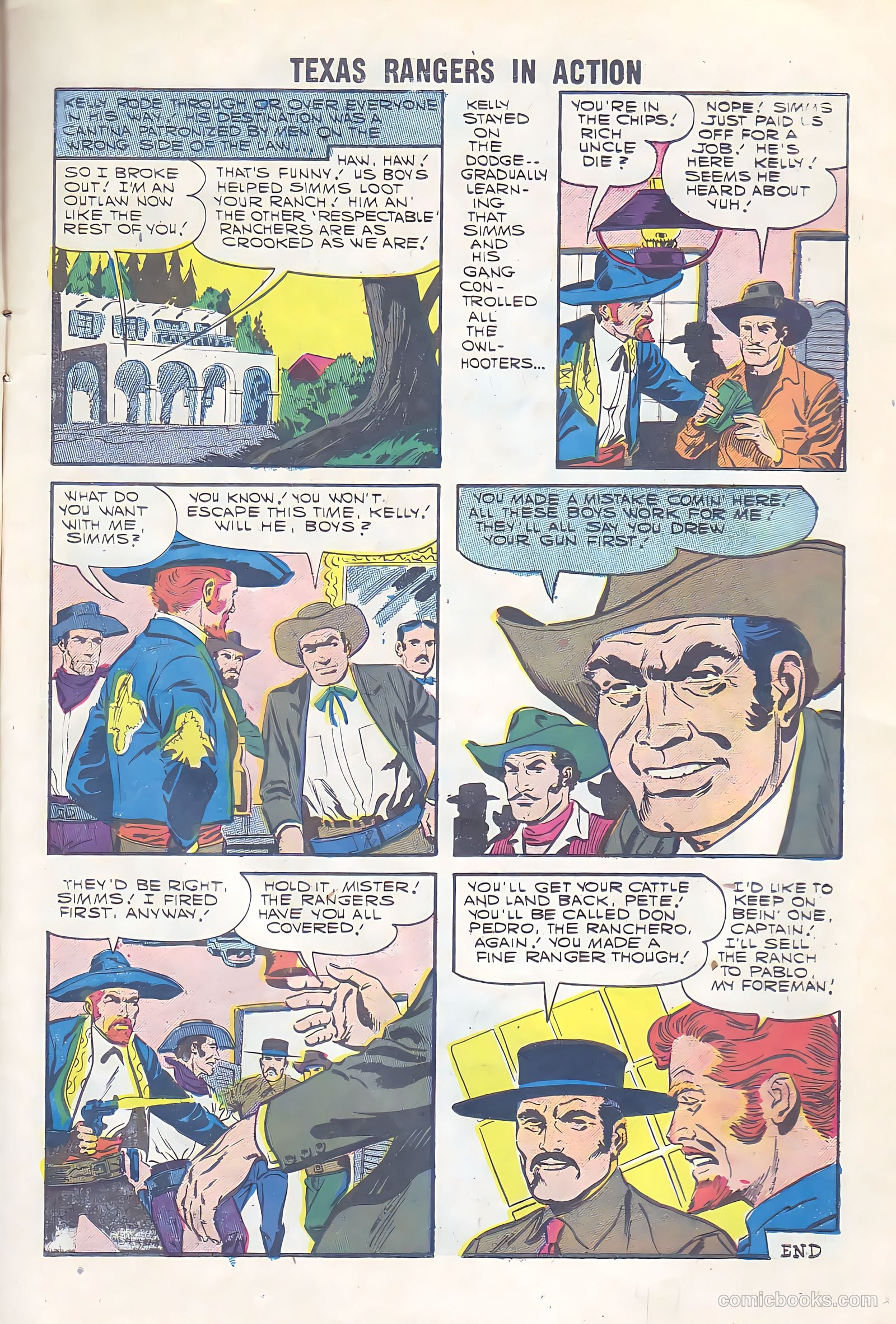 Texas Rangers in Action #7 (1957) — page 11 of 36